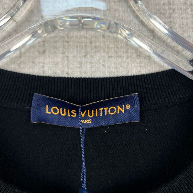 Louis Vuitton Louis Vuitton FW24 Cuff monogrammed intarsia crew neck kni Size US L / EU 52-54 / 3 - 4 Thumbnail