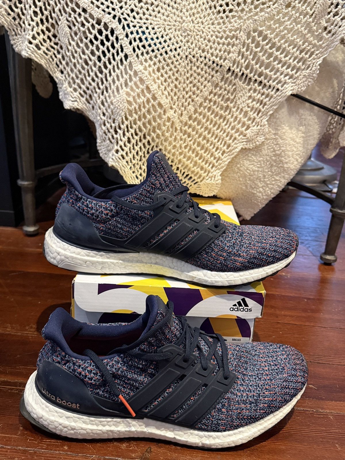 Adidas Adidas UltraBOOST 4.0 (Multi Navy) Size US 11 / EU 44 - 3 Thumbnail