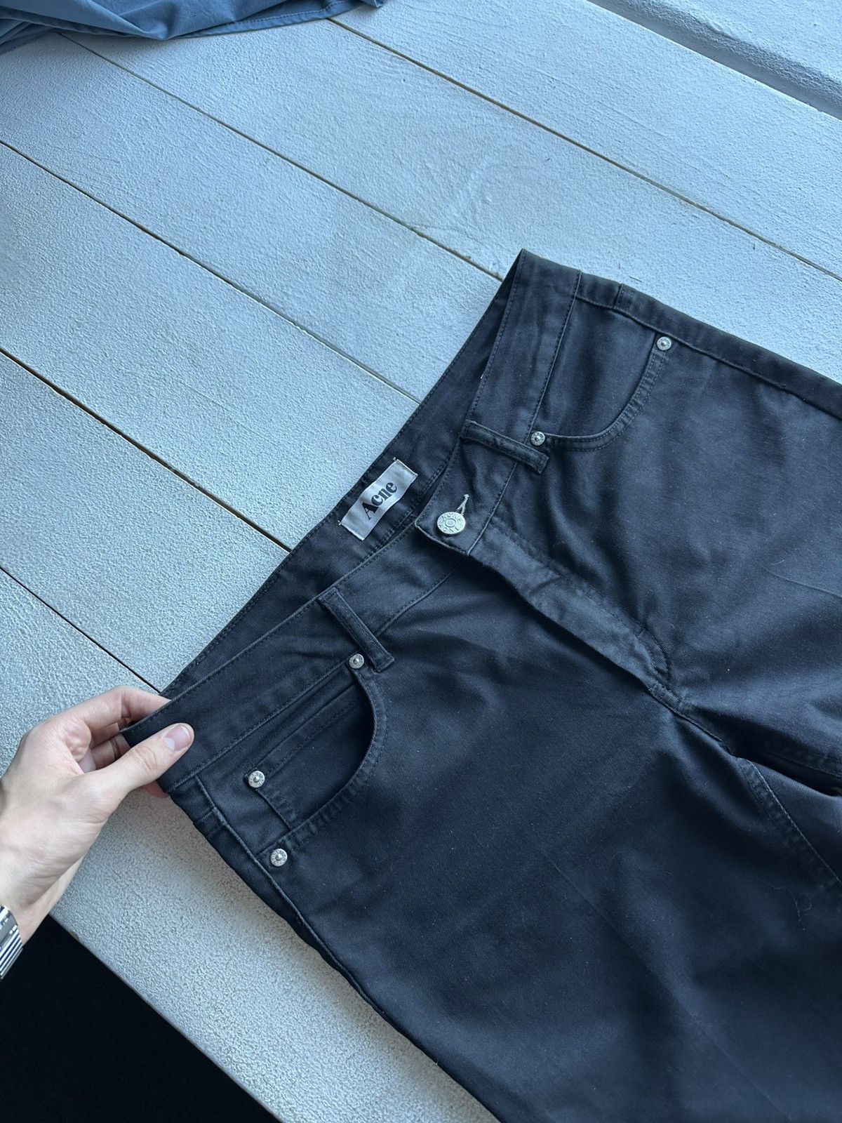 Acne Studios 🚨Vintage ACNE JEANS BLACK Pants luxury denim STUDIO Size 30" / US 8 / IT 44 - 2 Thumbnail