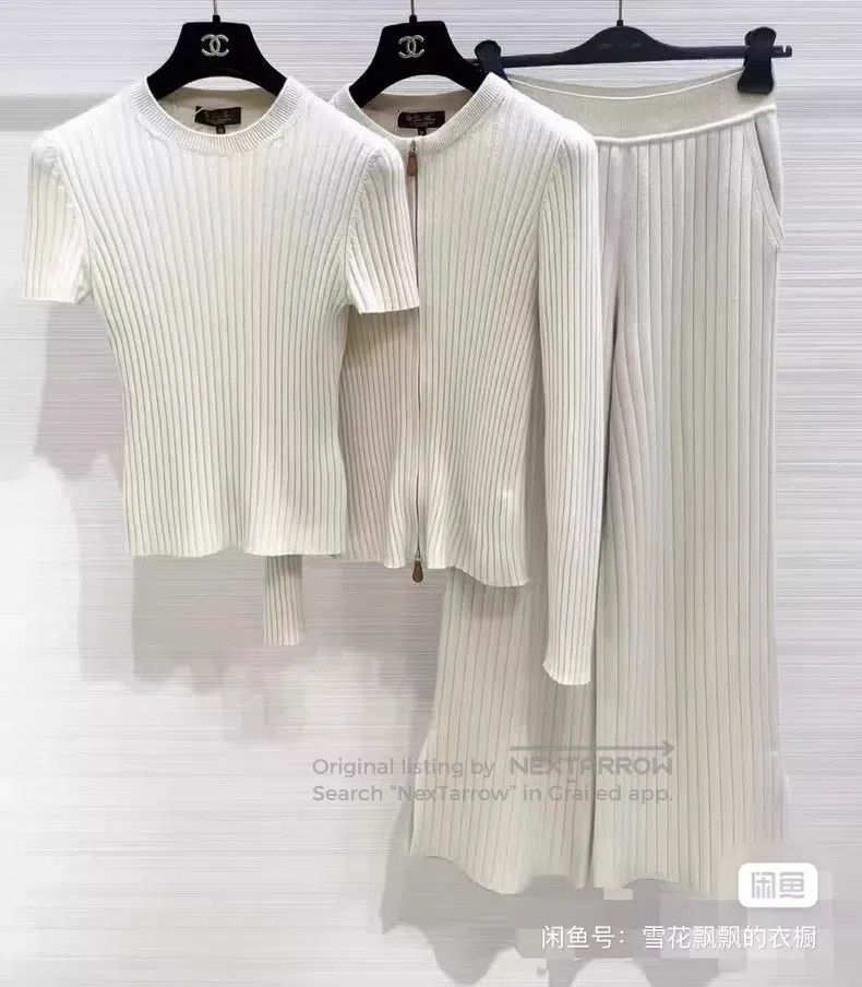 Loro Piana Loro Piana Ribbed baby cashmere set Size XS / US 0-2 / IT 36-38 - 6 Thumbnail