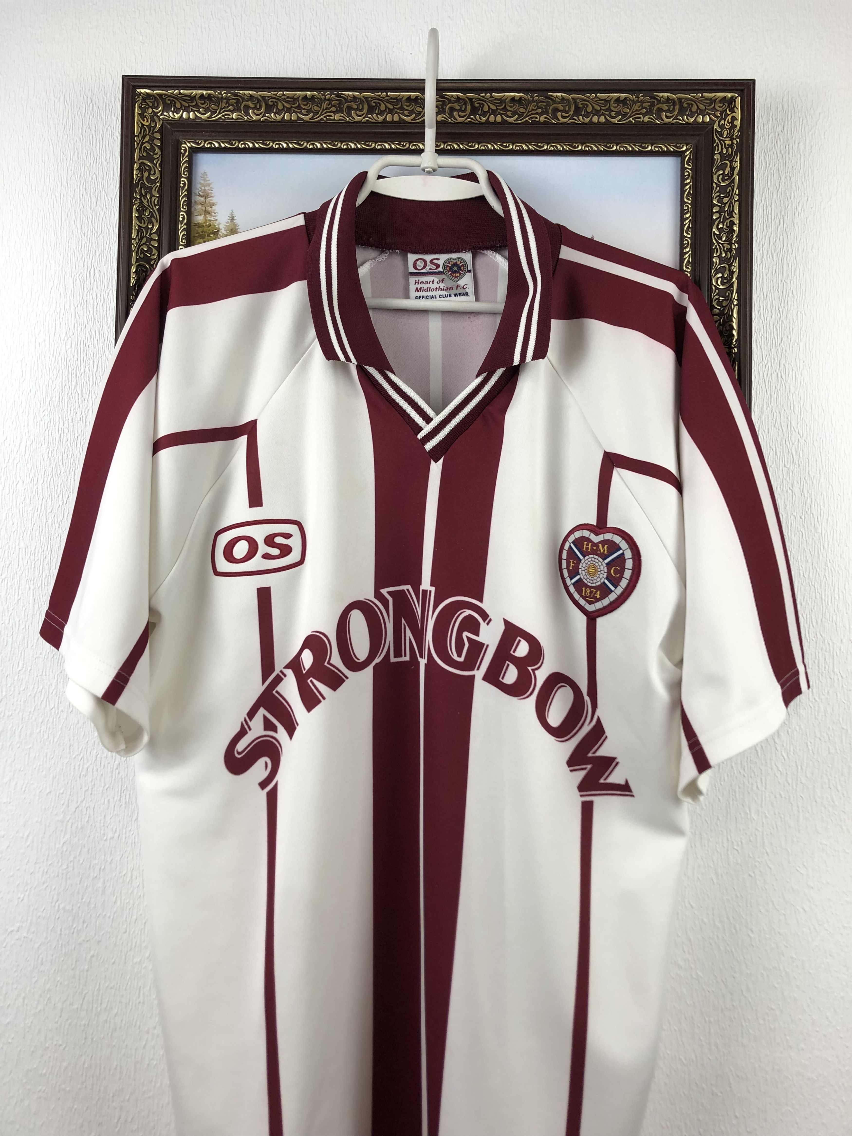 Vintage Heart Of Midlothian football shirt 1999 Soccer Jersey Rare Size US M / EU 48-50 / 2 - 2 Thumbnail