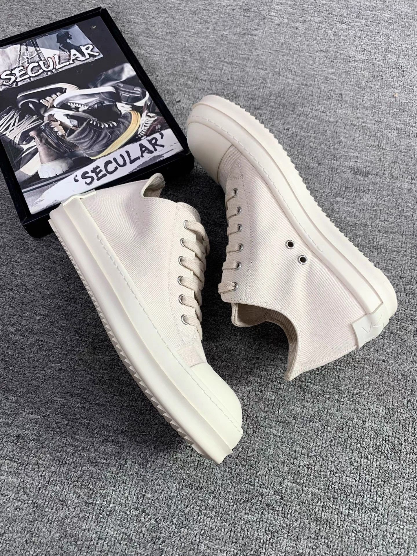 Rick Owens Rick Owens Low-top Canvas Sneakers K34 Size US 7 / EU 40 - 5 Thumbnail