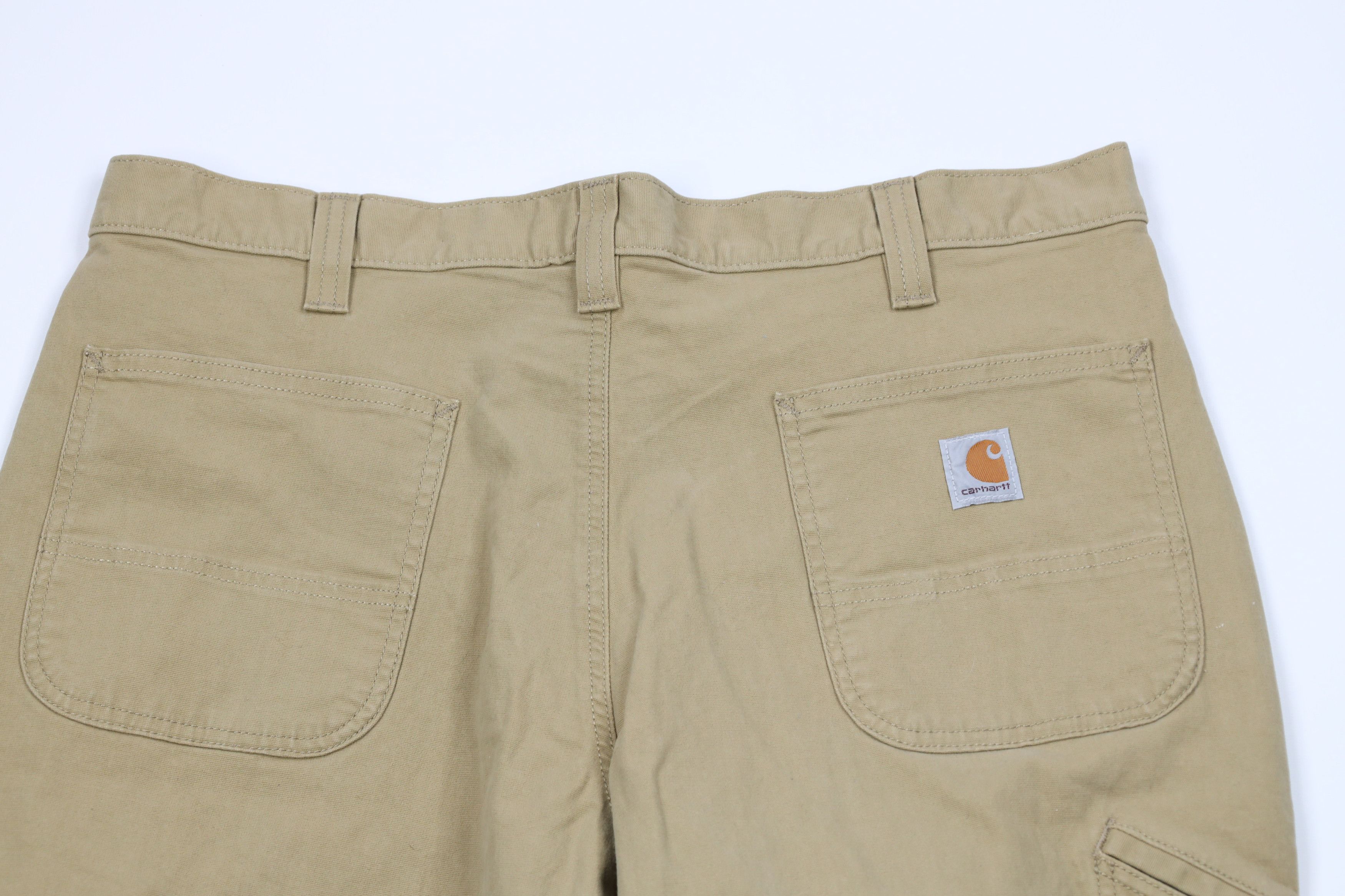 Carhartt Vintage Carhartt Spell Out Relaxed Fit Wide Leg Pants Beige Size US 38 / EU 54 - 8 Thumbnail