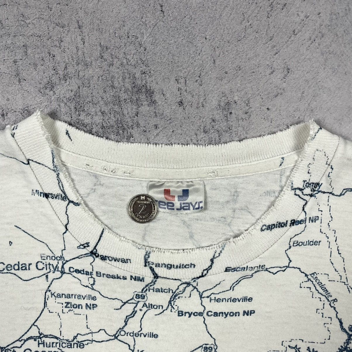 Other Vintage Arizona State Map all over print tee 90’s Size US L / EU 52-54 / 3 - 8 Thumbnail