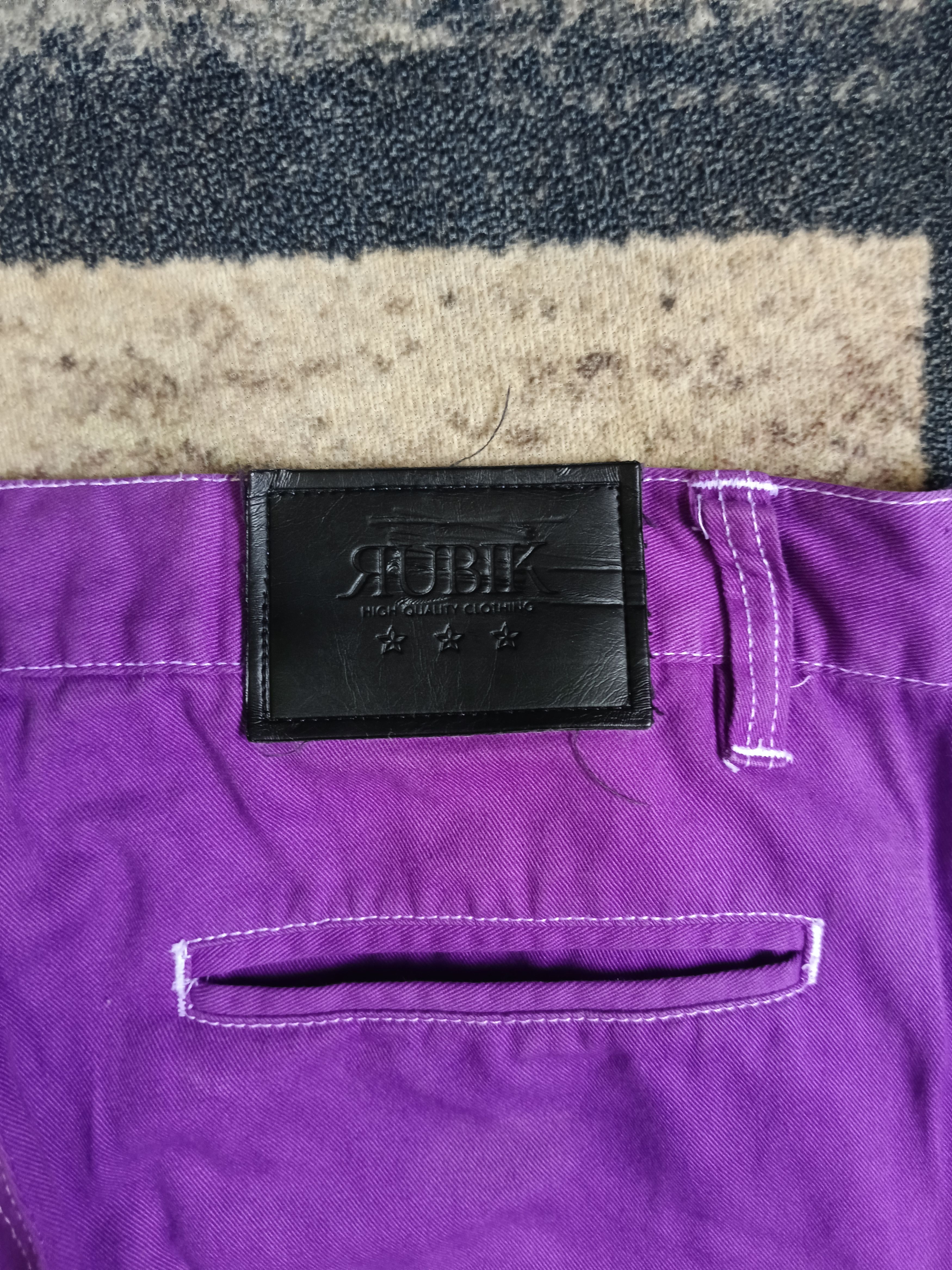 If Six Was Nine DISTRESSED FADE RUBIK PANTS Size US 30 / EU 46 - 7 Thumbnail