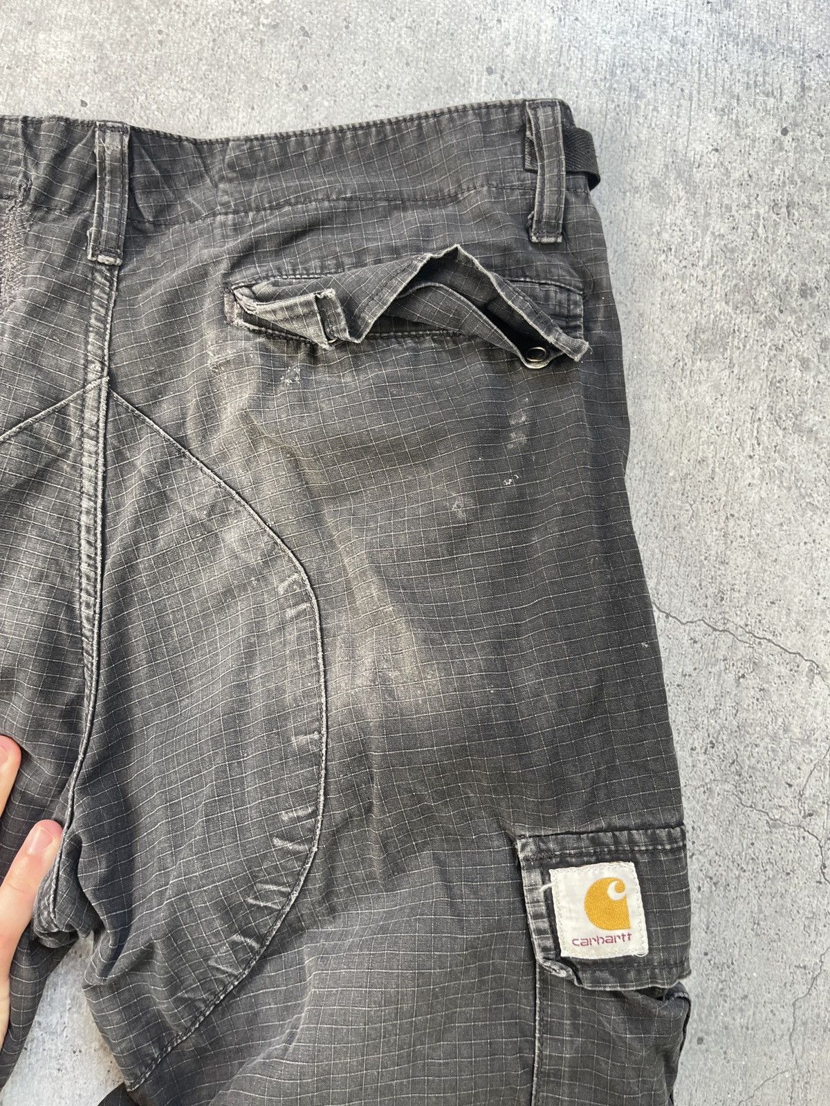 Carhartt × Vintage Vintage Cargo Carhartt Pants Wip Baggy Fit Y2K Opium Size US 31 - 14 Thumbnail
