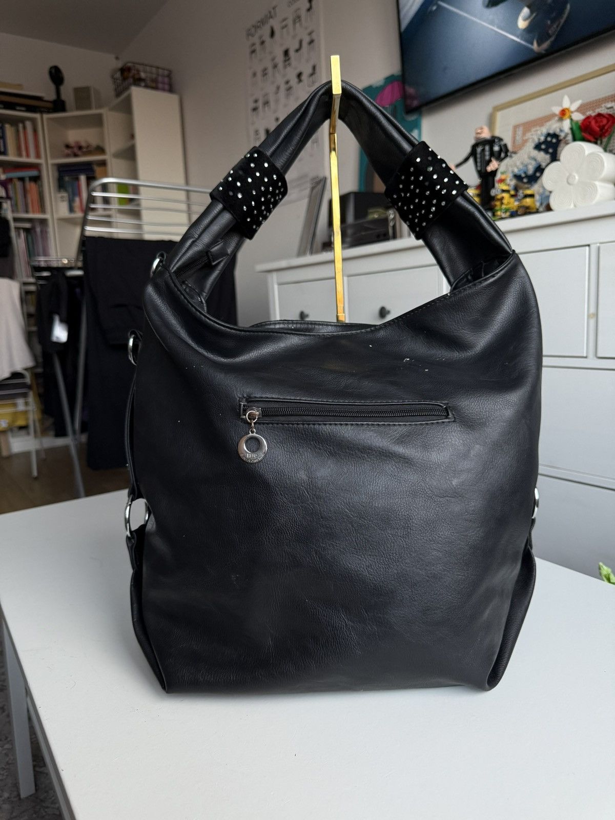Affliction × Japanese Brand VIntage y2k leather shoulder hand bag avantgarde opium retro Size ONE SIZE - 2 Thumbnail