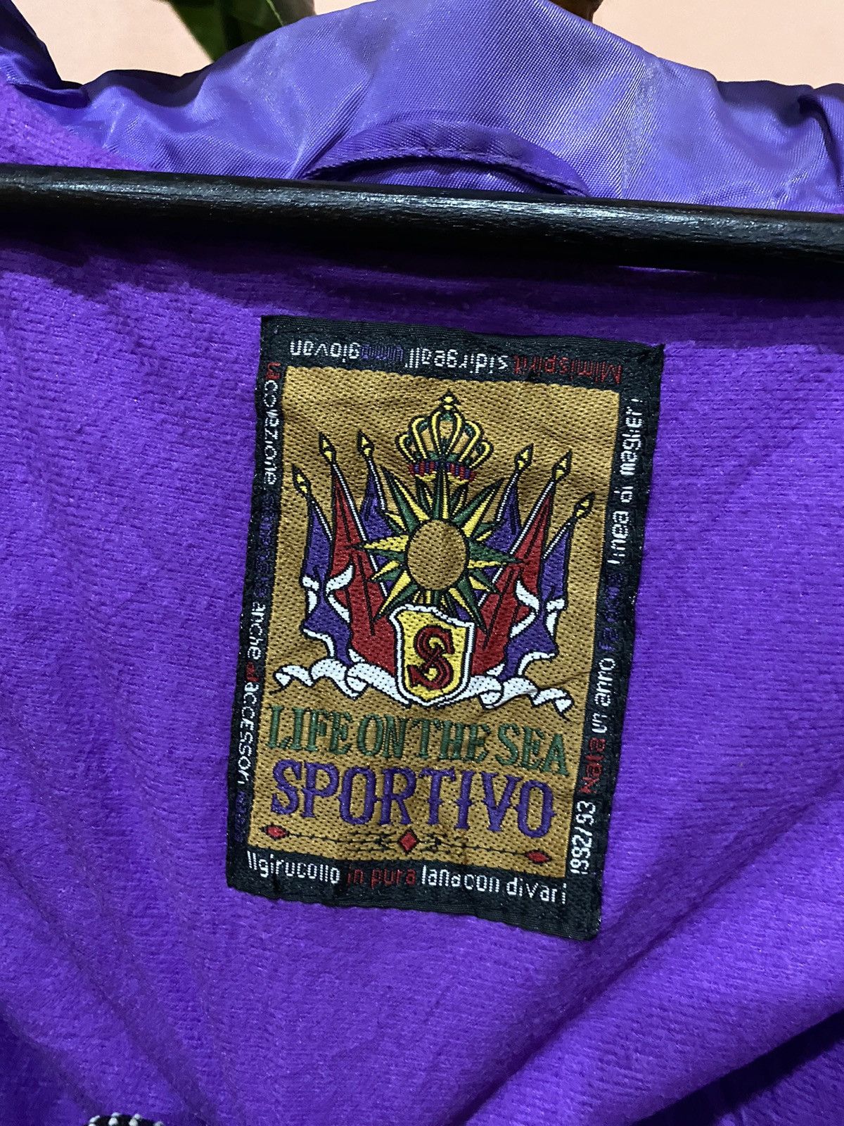 Other Sportivo Active Sports Coach Jacket Purple “Life on the Sea Size US L / EU 52-54 / 3 - 6 Thumbnail