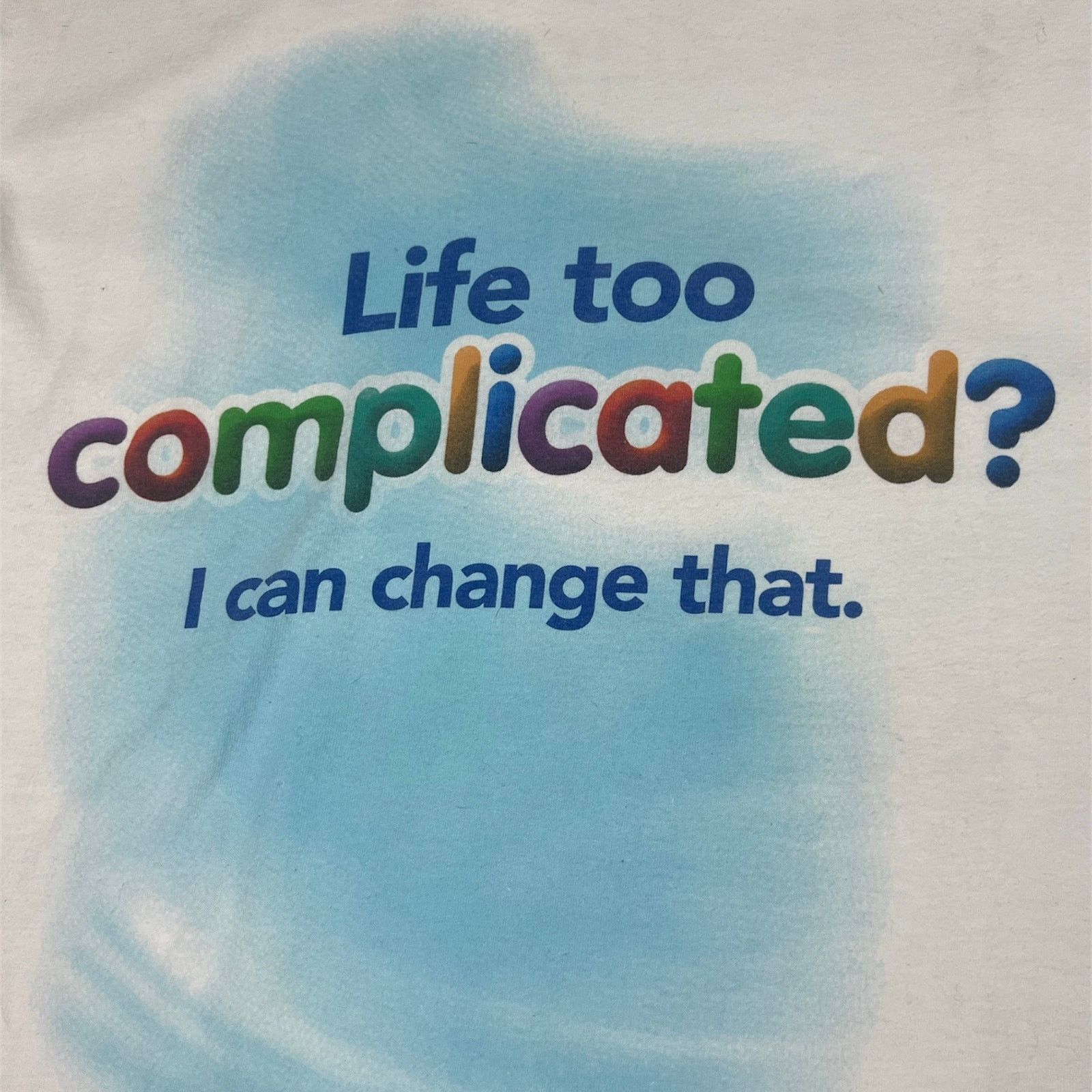 Gildan Vintage Mediacom Life Too Complicated Tee Size US L / EU 52-54 / 3 - 3 Thumbnail