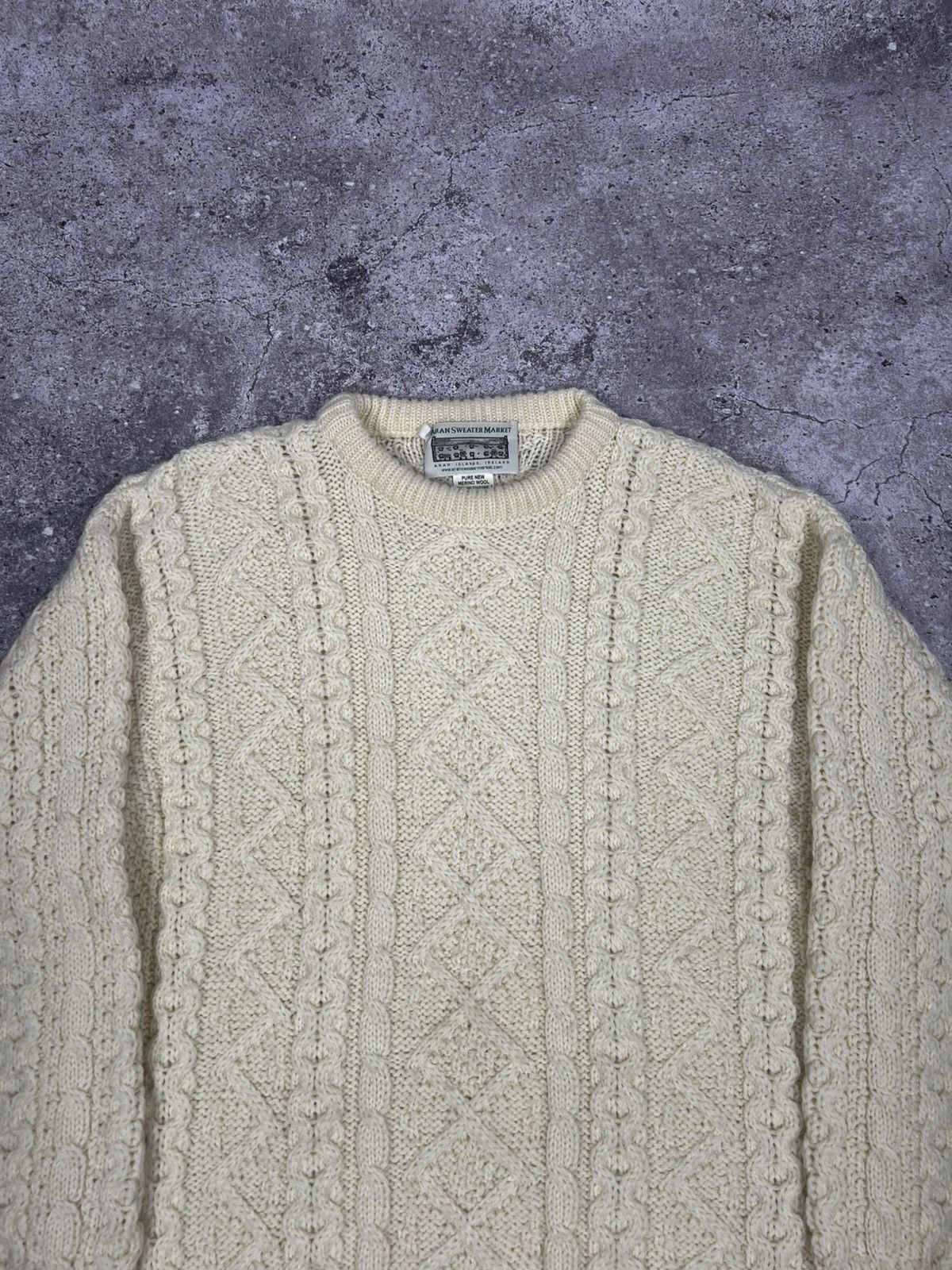 Aran Sweater Market Aran Sweater Market Women's Wool Knit Sweater Size M / US 6-8 / IT 42-44 - 4 Thumbnail
