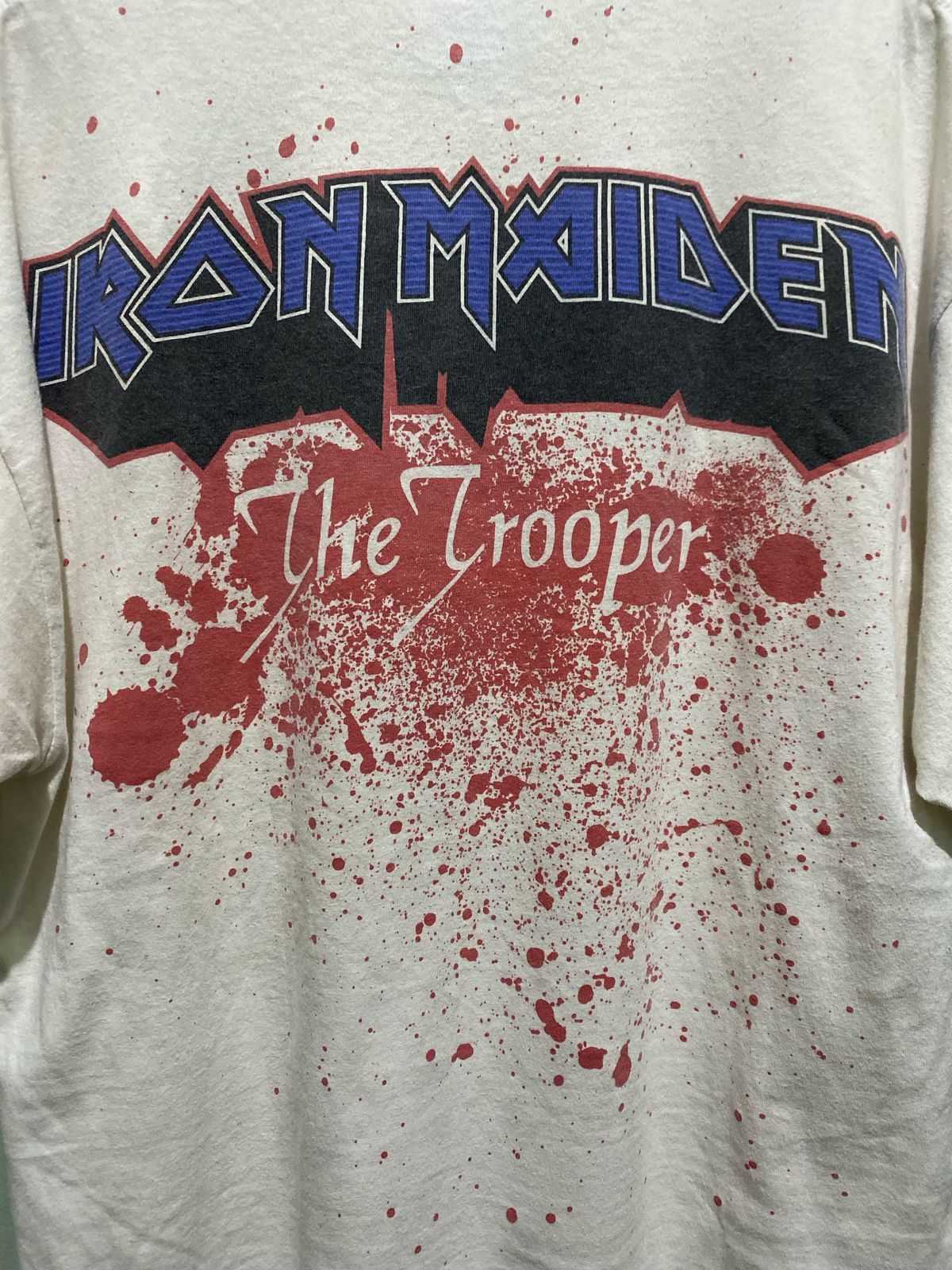 Band Tees Iron Maiden Trooper 2010 Size US L / EU 52-54 / 3 - 4 Thumbnail
