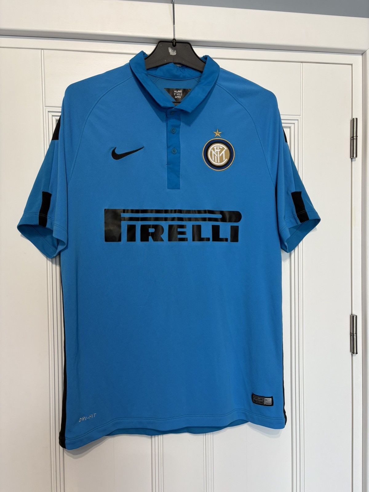 Nike Inter Milan 14/15 T-shirt Jersey third Nike retro Size US L / EU 52-54 / 3 - 1 Thumbnail