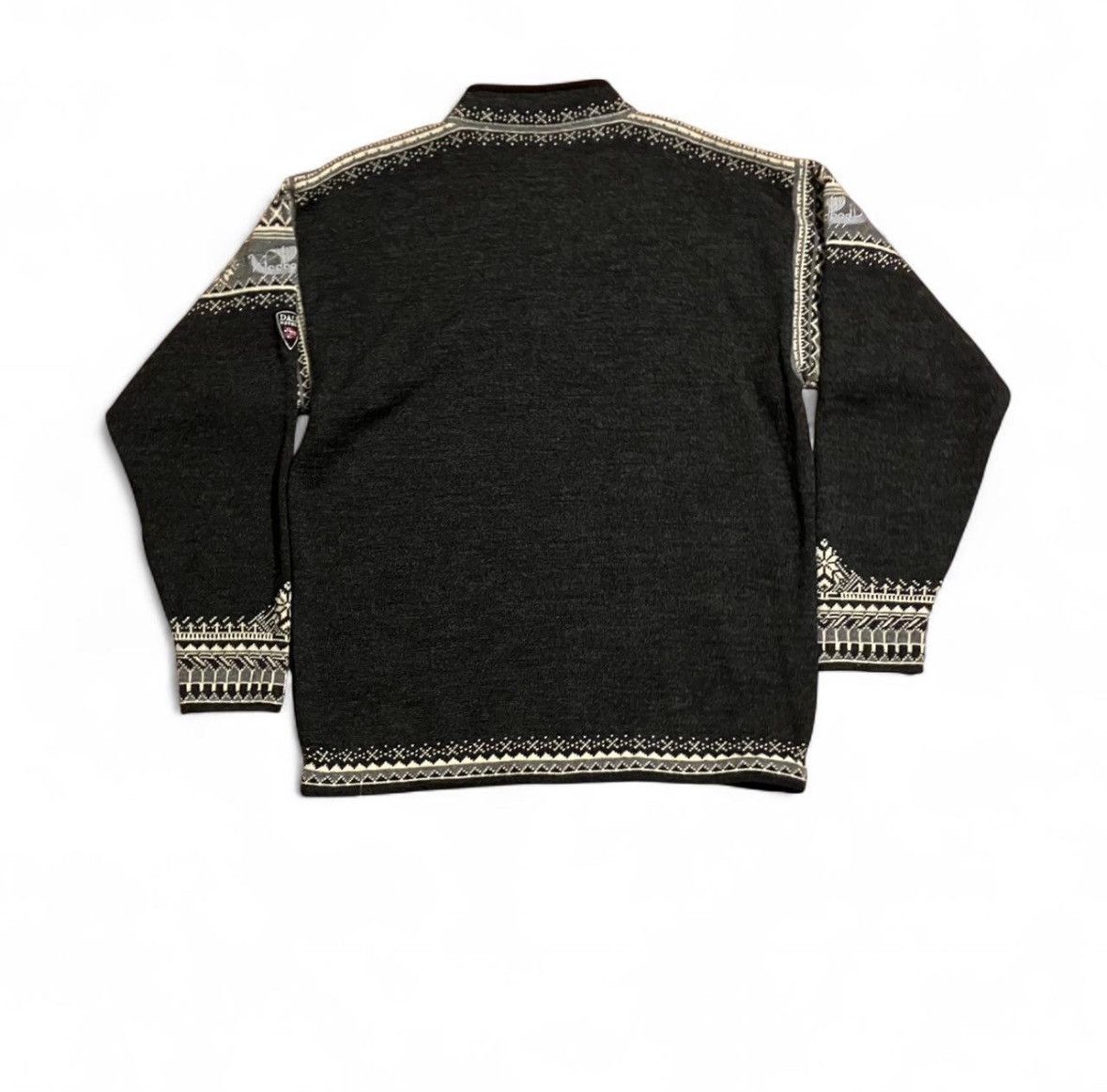 Dale Of Norway Dale of Norway Wool Sweater 2XL Black Nordic Knit Cardigan Size US XXL / EU 58 / 5 - 3 Thumbnail