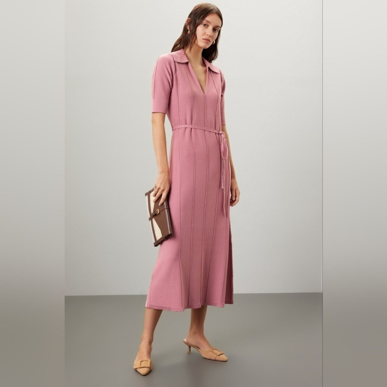 Adam Lippes RTR sz Xs Adam Lippes Collective Knit Collar Dress sweater Size XS / US 0-2 / IT 36-38 - 1 Thumbnail