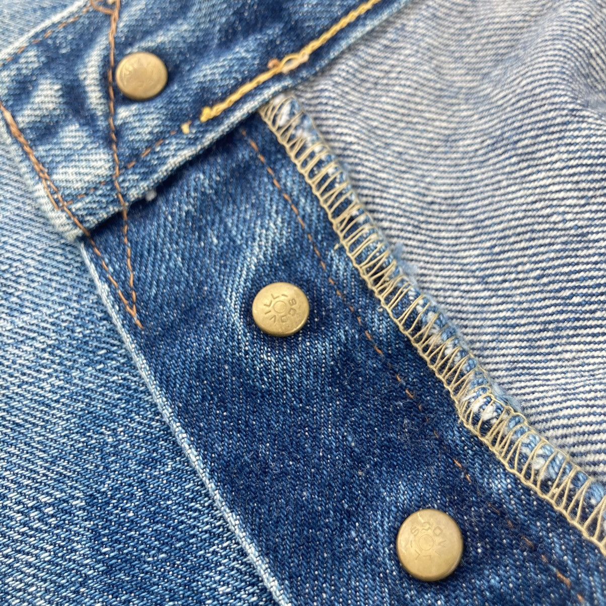 Evisu VINTAGE EVIS DISTRESSED SELVEDGE JEANS Size US 33 - 16 Thumbnail