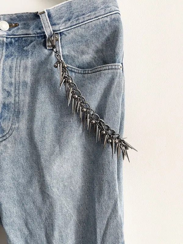 Jewelry Norika x Yuki STEAL! Y2K Punk Spikes Wallet Keychain Size ONE SIZE - 2 Thumbnail