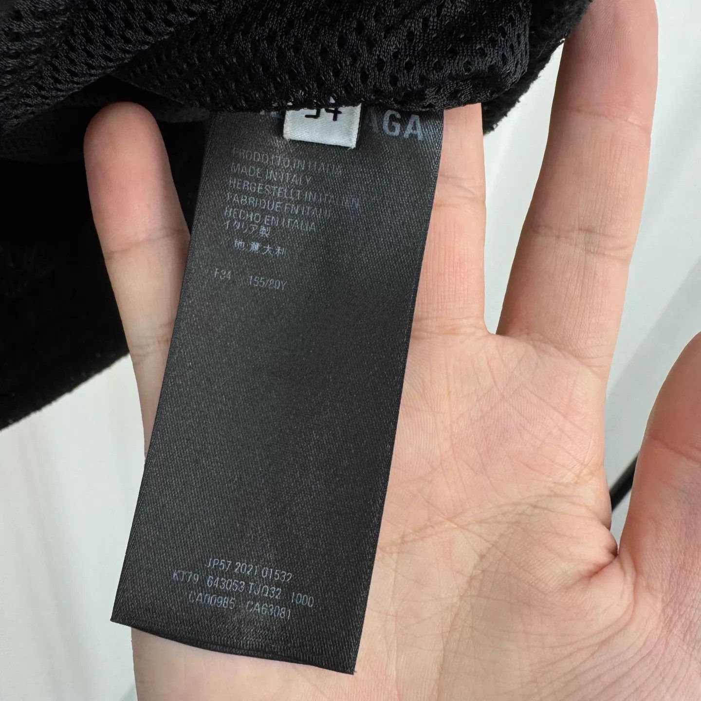 Balenciaga Balenciaga Double B Stitched Fleece Zip Jkt 34, 98N Size XXS / US 00 / IT 34 - 6 Thumbnail