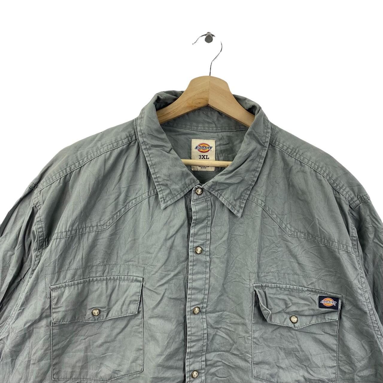 Dickies Vtg DICKIES USA Western Snap Button Tee Shirt Workwear Size US XXL / EU 58 / 5 - 3 Thumbnail