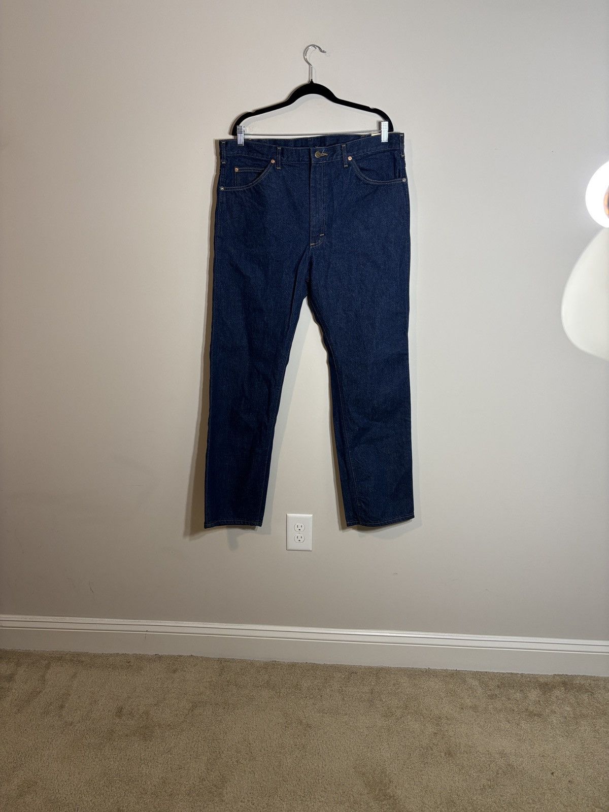 Lee NOS Vintage Lee Riders 40x32 Straight Leg Union Made USA Size US 40 / EU 56 - 2 Thumbnail