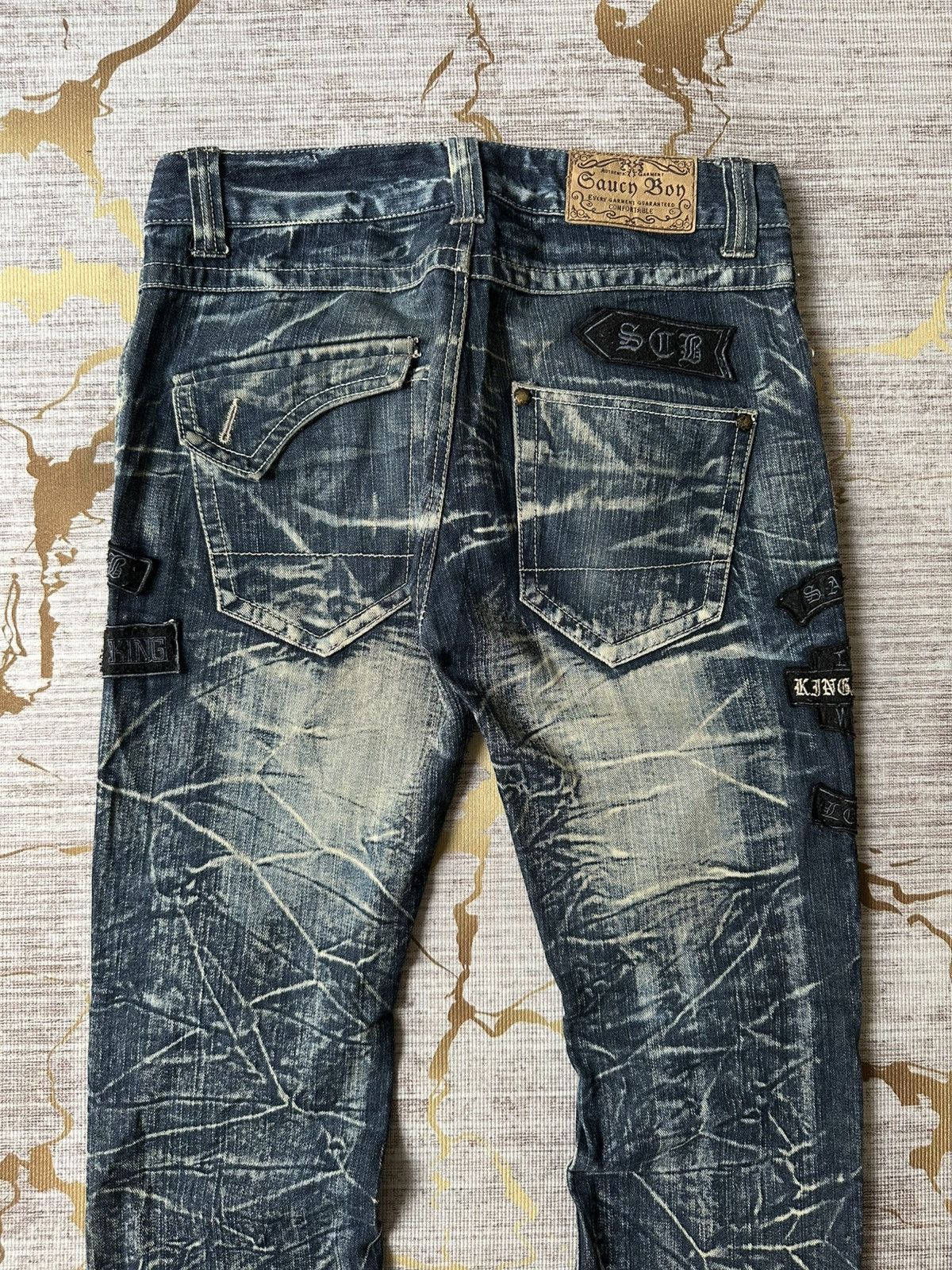 Japanese Brand Tommorow Claw Marks Patches Design Denim Size US 32 / EU 48 - 16 Thumbnail