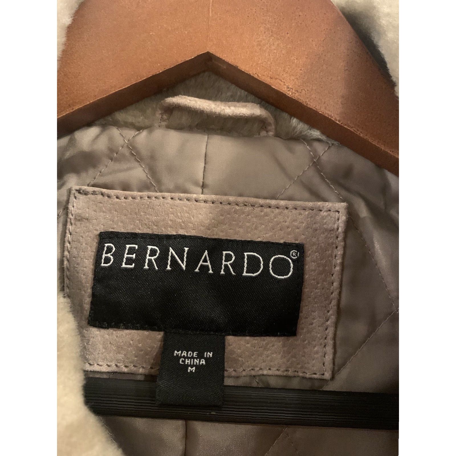 Vintage VINTAGE Bernardo Leather Vest Fur Trim Beige M Medium Women Vest Regular Lining Leather NWT Size M / US 6-8 / IT 42-44 - 5 Thumbnail