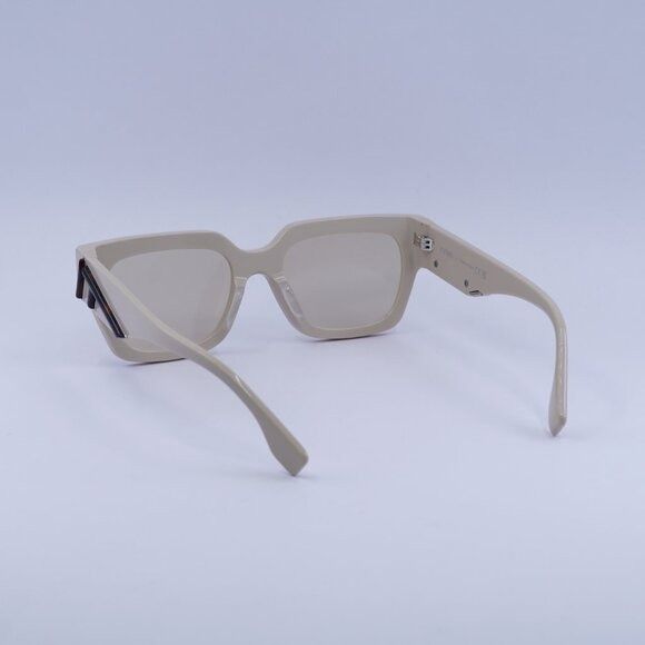 Fendi 🕶️ New Fendi FE40099I 57E Sunglasses - Beige Frame, Brown Size ONE SIZE - 10 Thumbnail