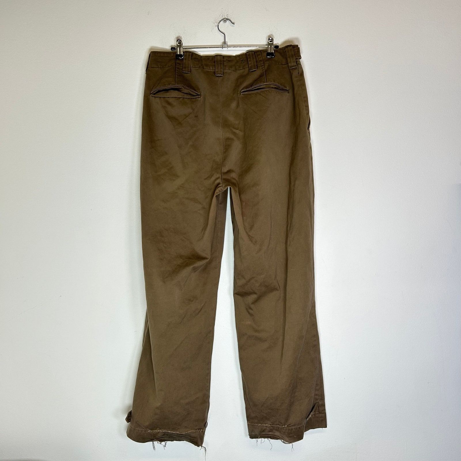Junya Watanabe Junya Watanabe AD2003 Olive Trousers Size US 34 / EU 50 - 2 Thumbnail