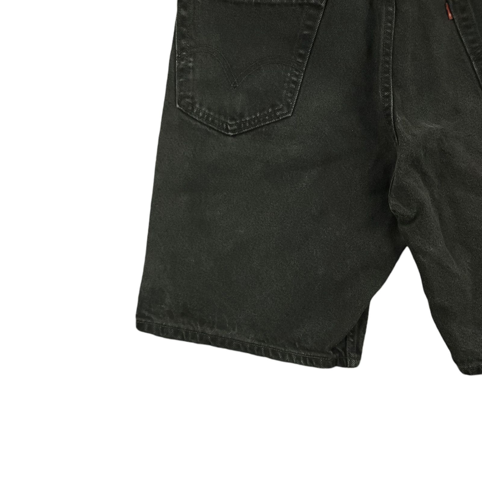 Levi's × Vintage Levis 505 Vtg Y2K Regular Fit Bermuda Faded Black 20" 36 Size US 36 / EU 52 - 12 Thumbnail