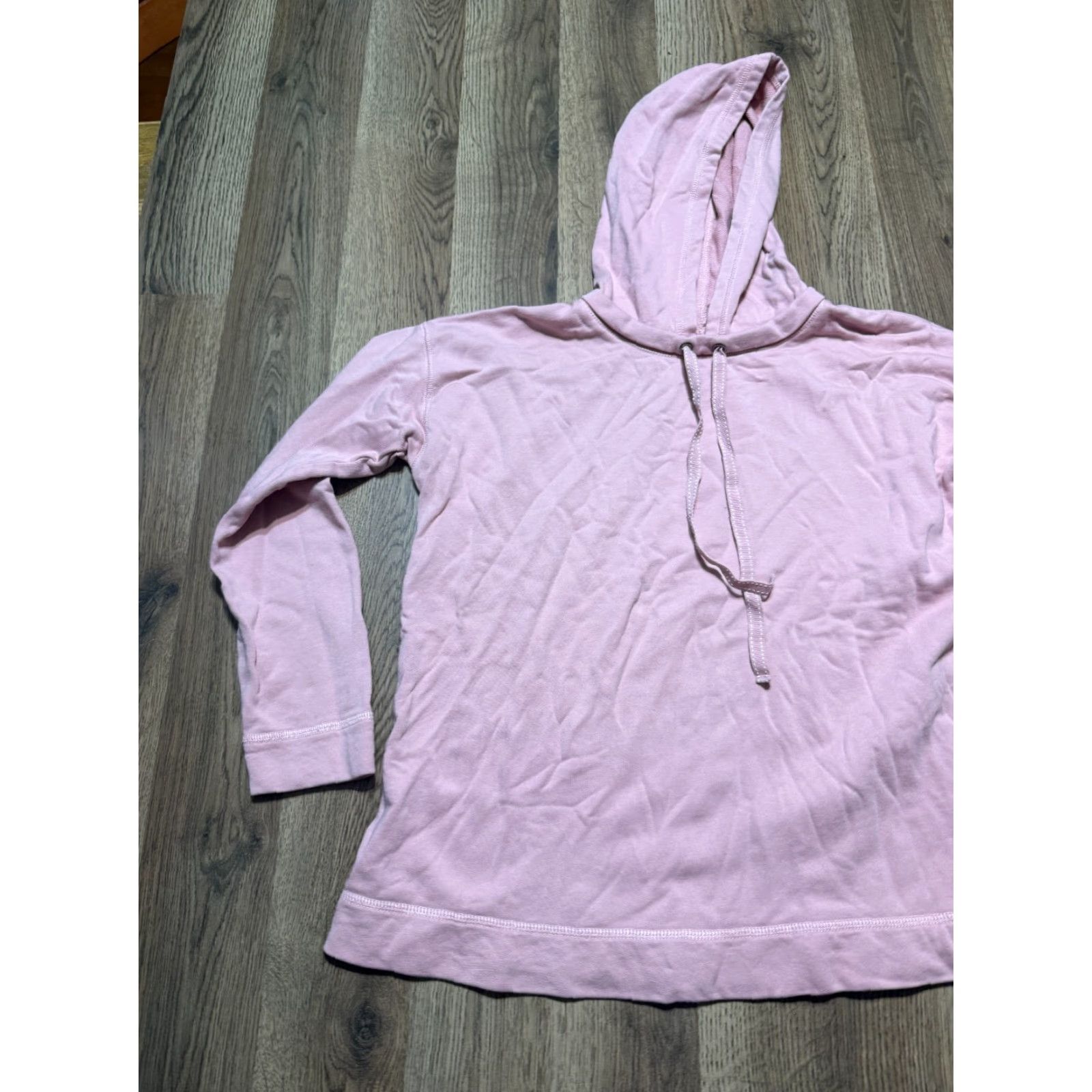 J. Jill J. Jill Sweatshirt Men's Medium Pink Pullover Crew Neck, Drawstring, Fleece Cotton, Regular Fit, Solid, Pullover, Size M, Pink, Men, Sweatshirt Size US M / EU 48-50 / 2 - 4 Thumbnail