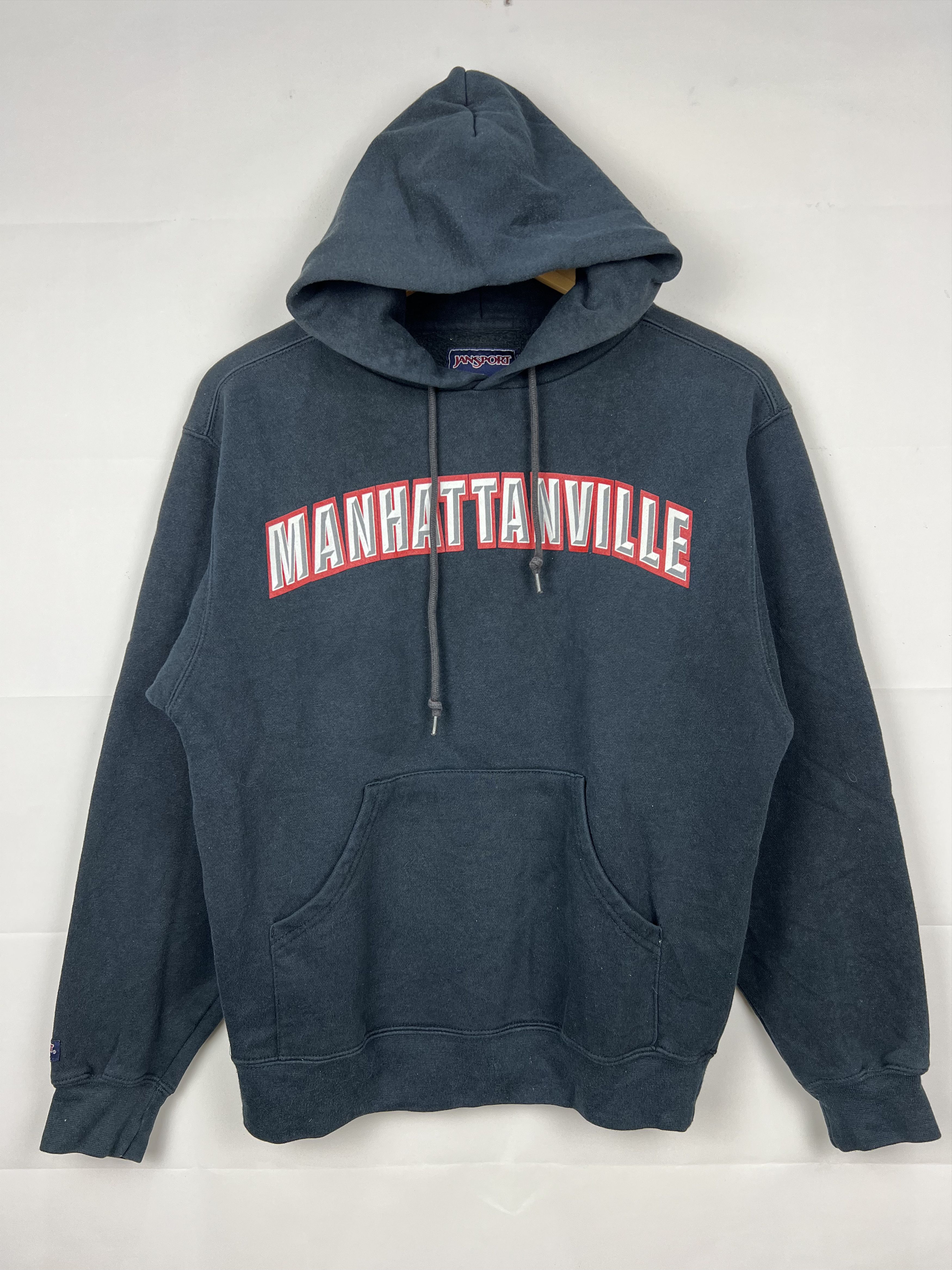 Jansport Vintage Jansport Manhattanville Pullover Hoodie Sweatshirt Size US S / EU 44-46 / 1 - 1 Thumbnail