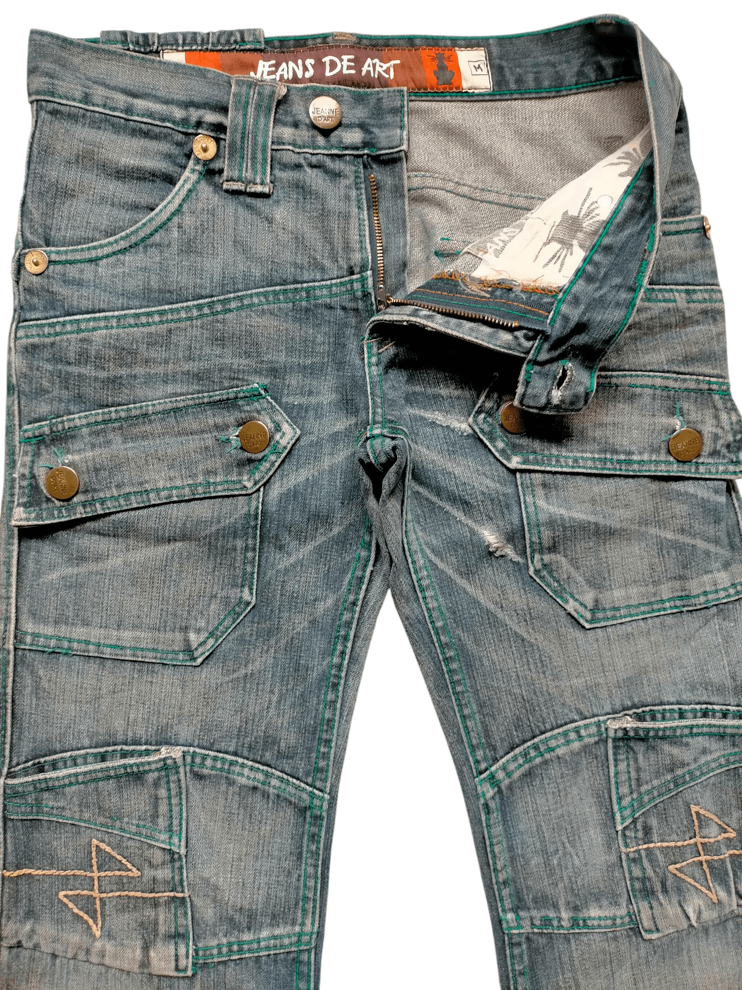 If Six Was Nine × Japanese Brand Flare Jeans De Art Bush Pants Boot Cut Denim Size US 32 / EU 48 - 6 Thumbnail