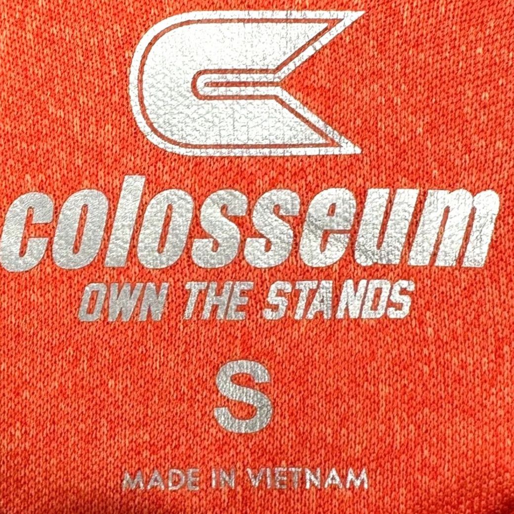 Vintage Miami Hurricanes Polo Shirt Orange Adult Small Rugby Mens Colosseum Performance Size US S / EU 44-46 / 1 - 5 Thumbnail