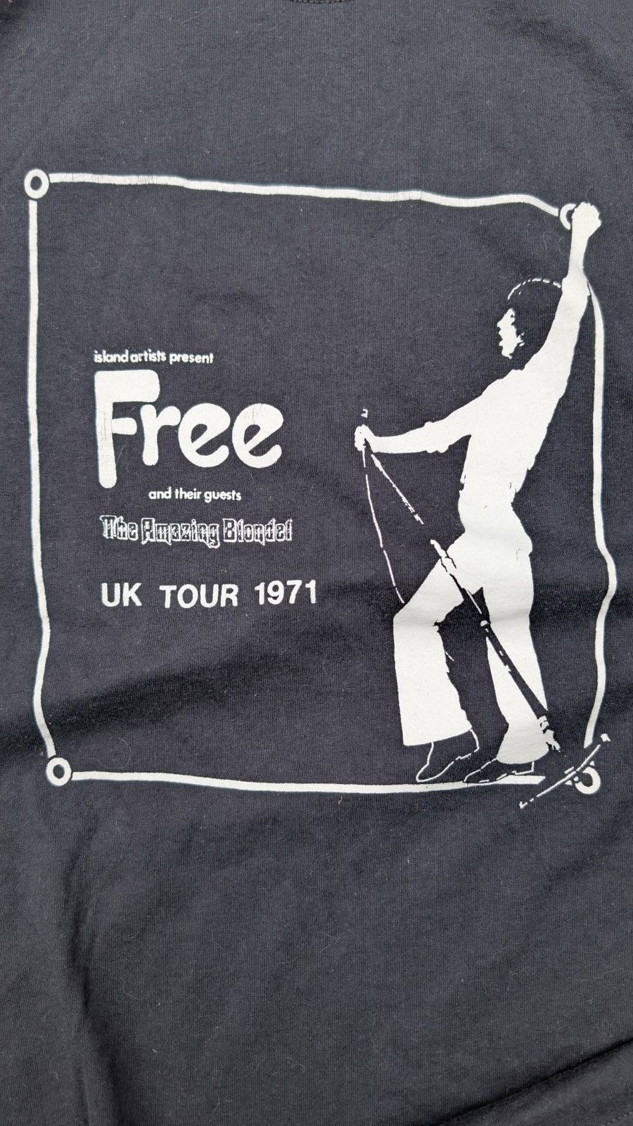 Other Vintage band tshirt 90s Free 70s Paul Kossoff UK Tour 1971 Size US XL / EU 56 / 4 - 4 Thumbnail
