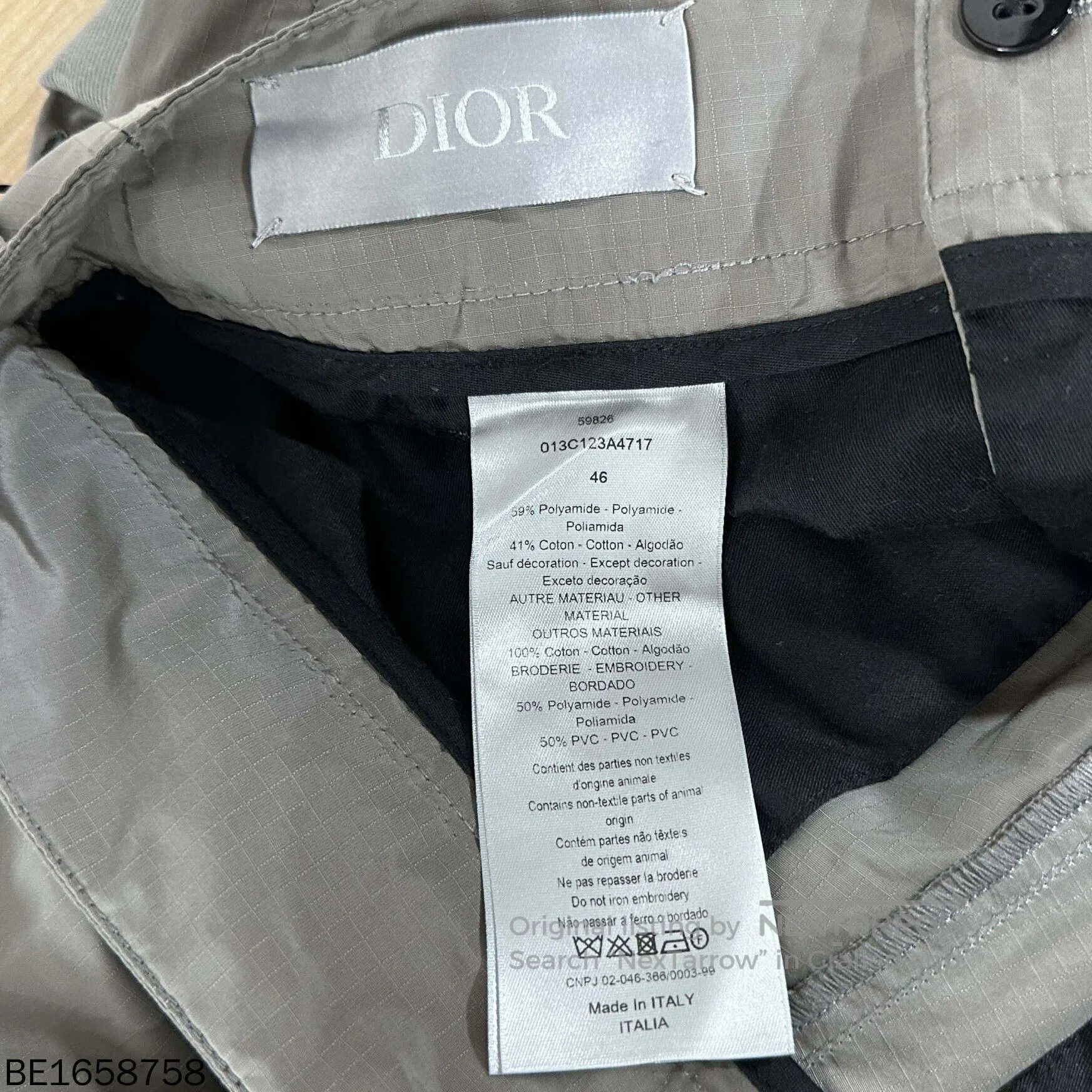 Dior Dior Tactical Velcro Cargo Pants. Size US 32 / EU 48 - 4 Thumbnail