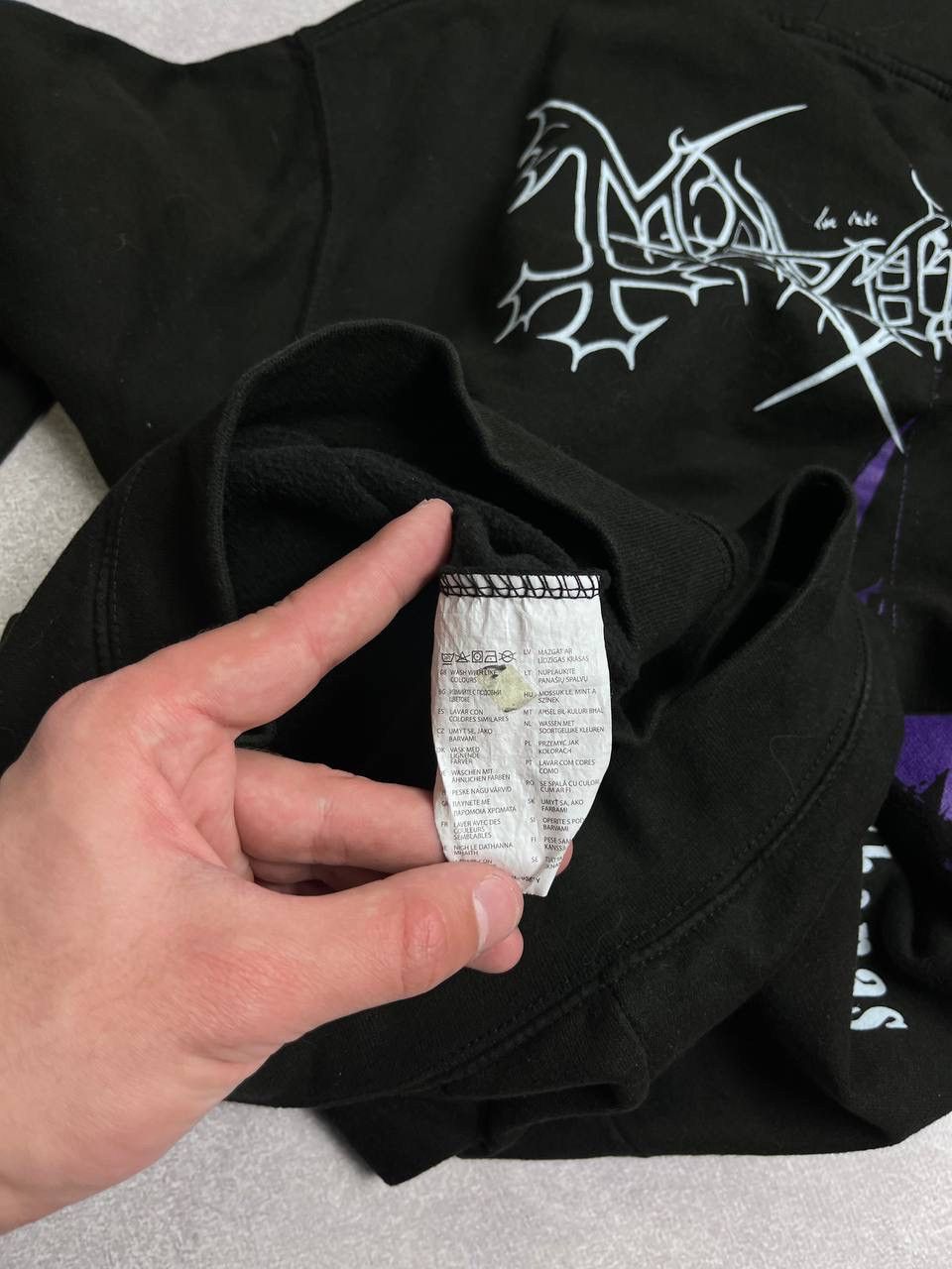 Band Tees Vintage Mayhem Mysteriis Dom Sathanas Boxy Zip Hoodie L Size US L / EU 52-54 / 3 - 9 Thumbnail