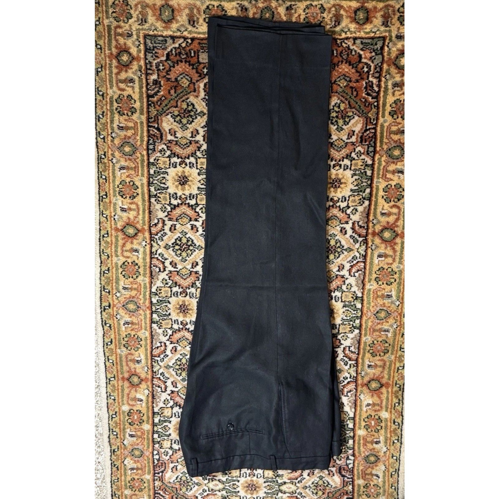 Tom Ford Tom Ford Black 100% Linen Trousers 54R 37x28.5 Suit Pants Size US 37 - 2 Thumbnail