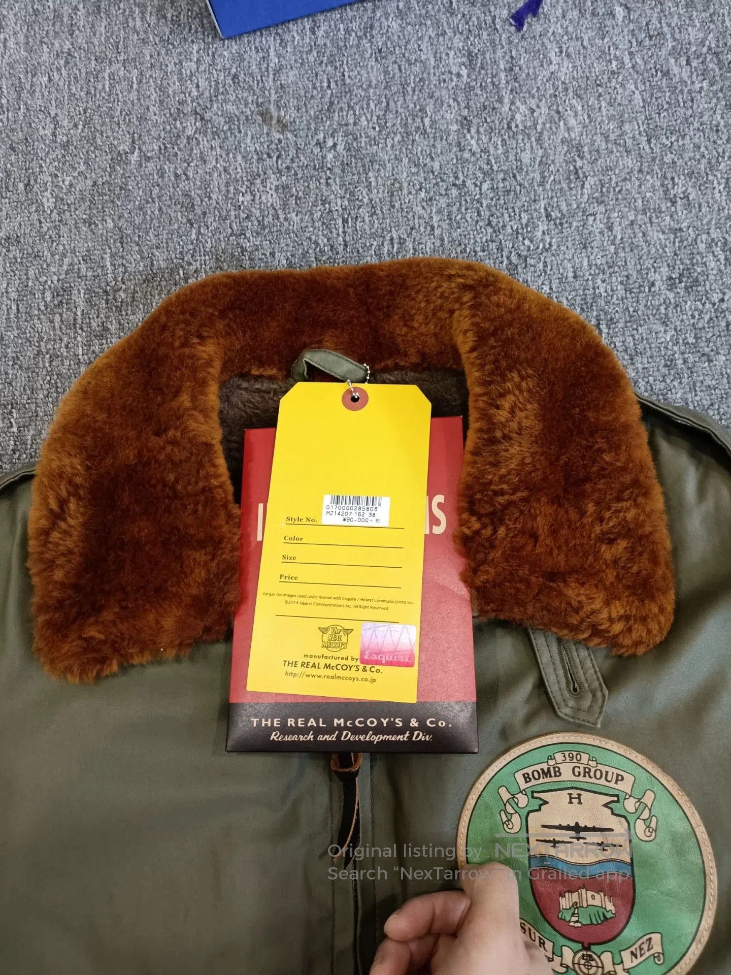 The Real McCoy's real mccoy's b10 flight jacket size 38. Size US M / EU 48-50 / 2 - 3 Thumbnail