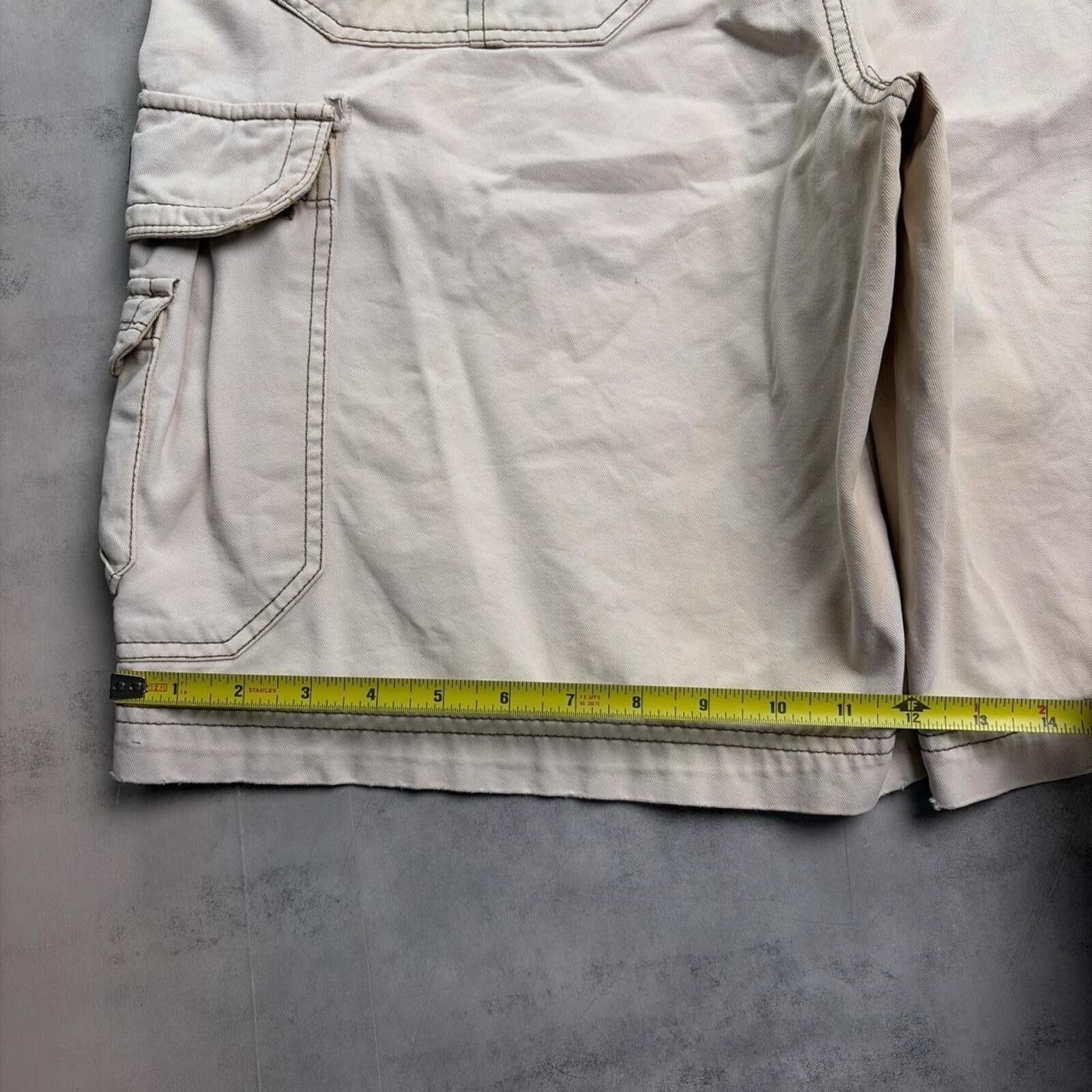 UNIONBAY Y2K Union Bay Grunge Baggy Cargo Distressed Skater Shorts Size US 36 / EU 52 - 8 Thumbnail