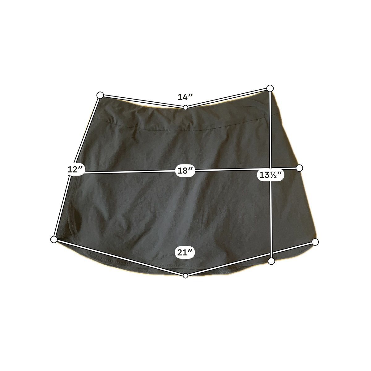 Outdoor Voices Outdoor Voices Black Exercise Skort 3" Size Small Size 26" / US 2 / IT 38 - 3 Thumbnail