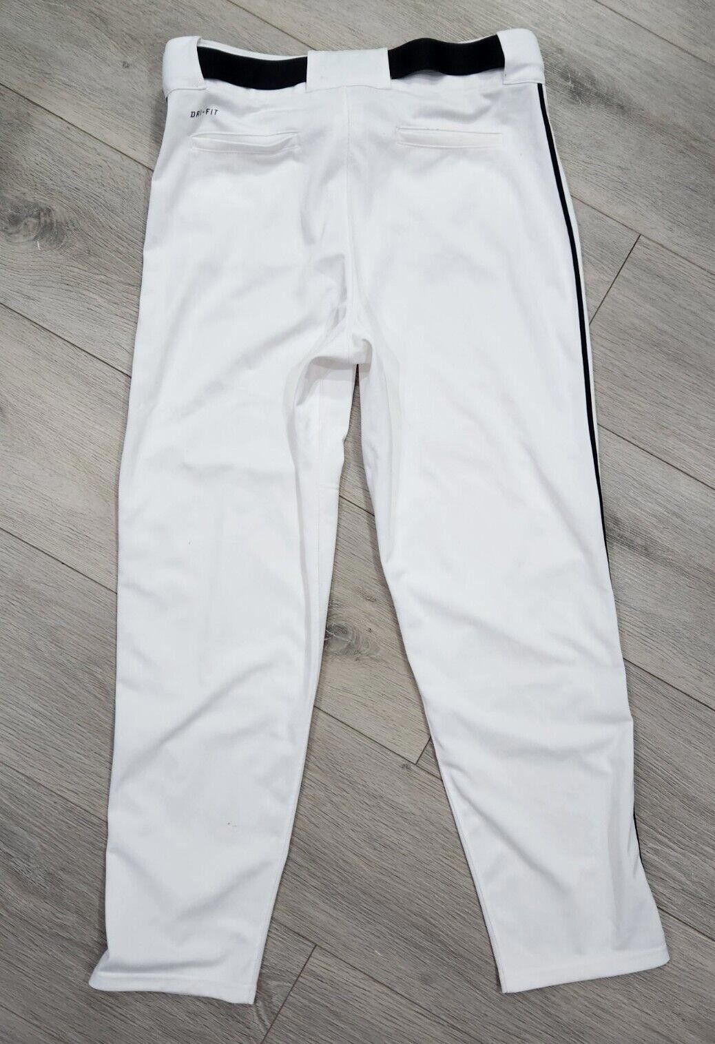 Nike Nike Baseball Pants Extra Large White Tapered XL dri fit Size ONE SIZE - 2 Thumbnail