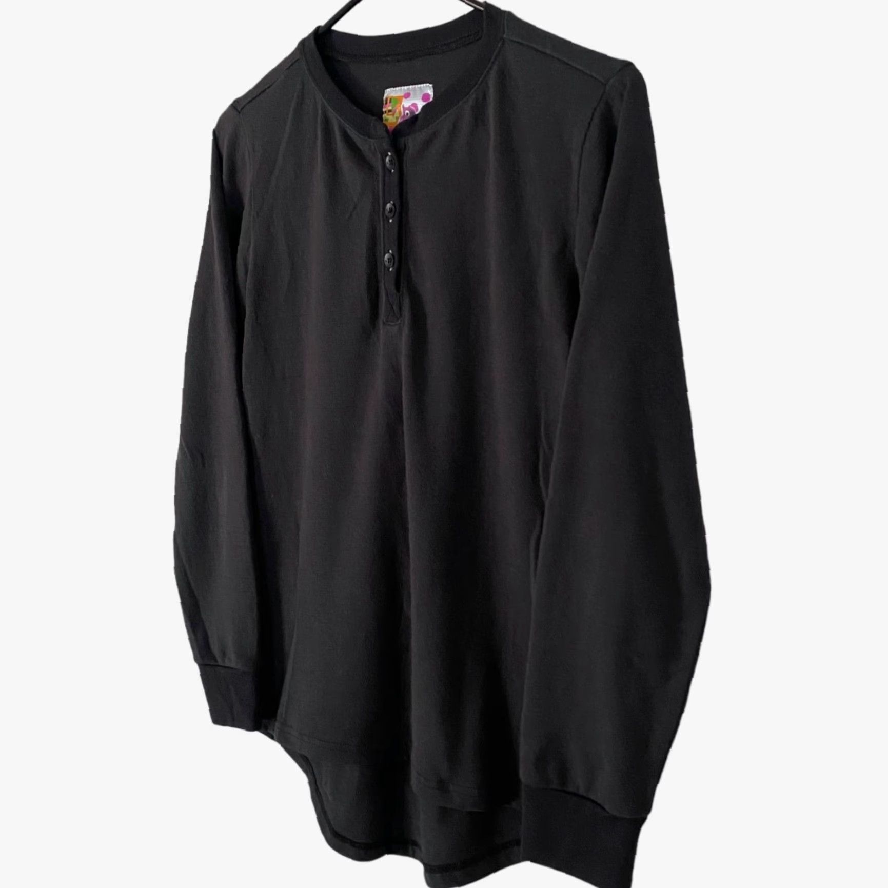 Burton VINTAGE Burton Dry Ride Henley Shirt Black Womens Small Thermal Base Layer Pullover Size S / US 4 / IT 40 - 2 Thumbnail