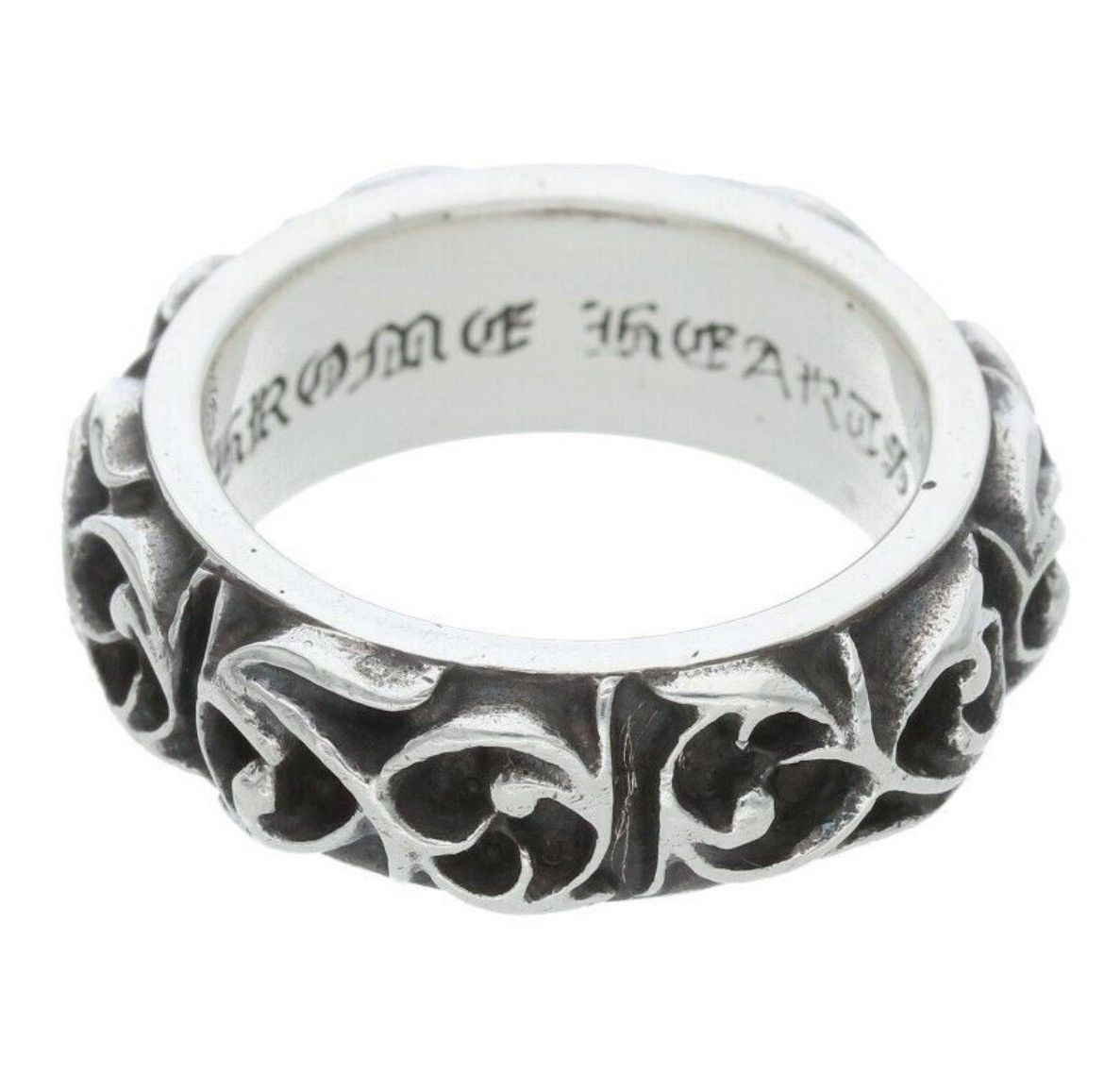 Chrome Hearts Chrome Hearts Eternity Vine Band Silver Ring Size ONE SIZE - 1 Thumbnail