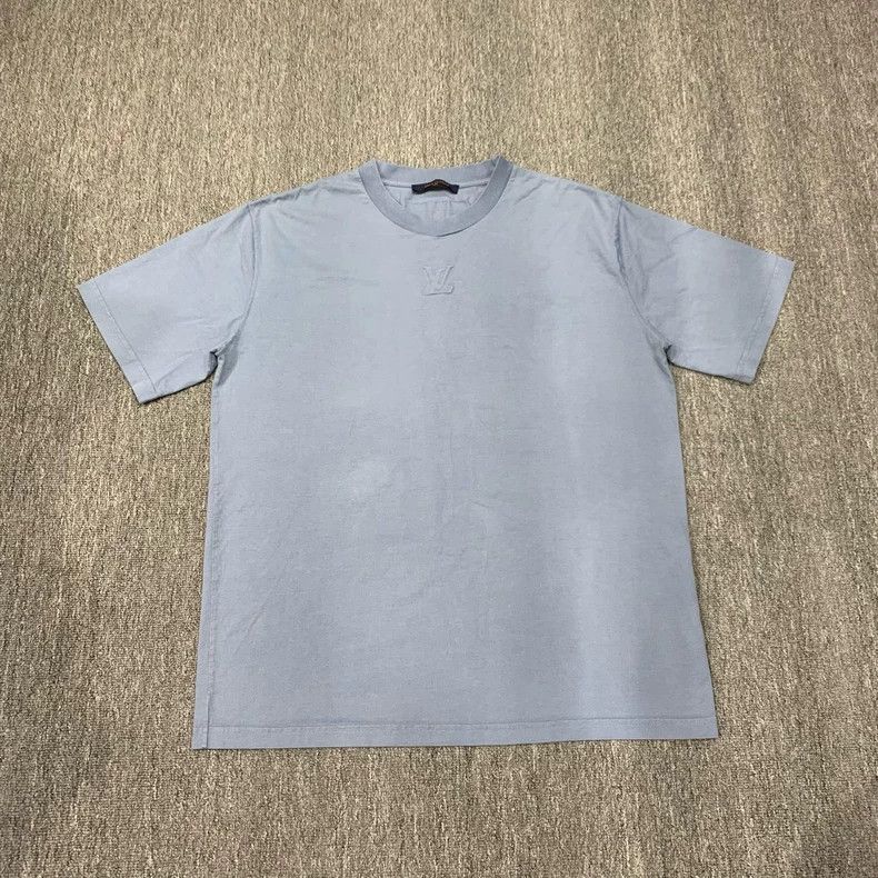 Louis Vuitton Louis Vuitton Haze blue embossed short sleeves 2503-Nextarr Size US XXL / EU 58 / 5 - 2 Thumbnail