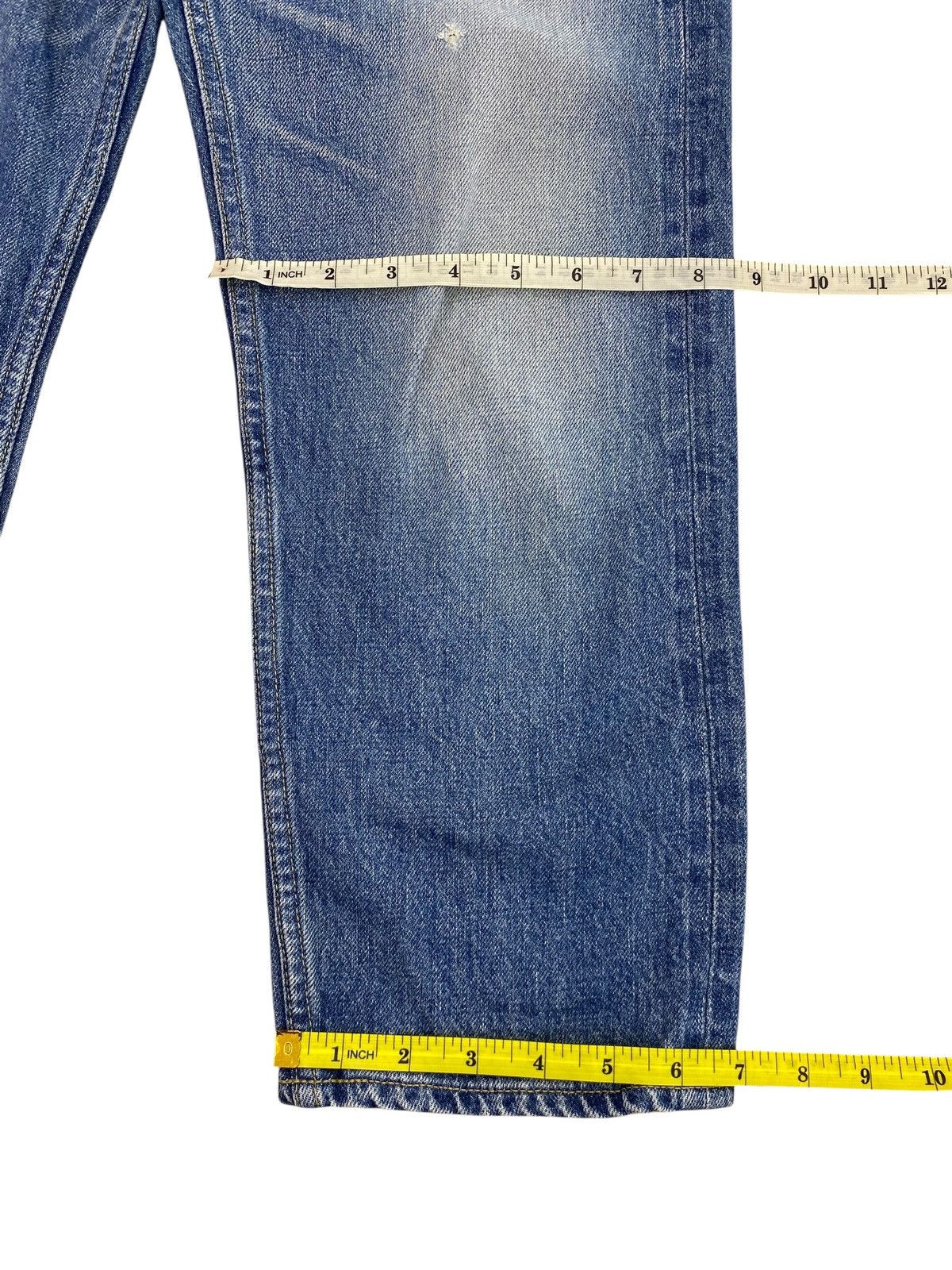 Japanese Brand Japanese Brand 3 Quarter Faded Blue Wash Style Jeans Size US 30 / EU 46 - 12 Thumbnail