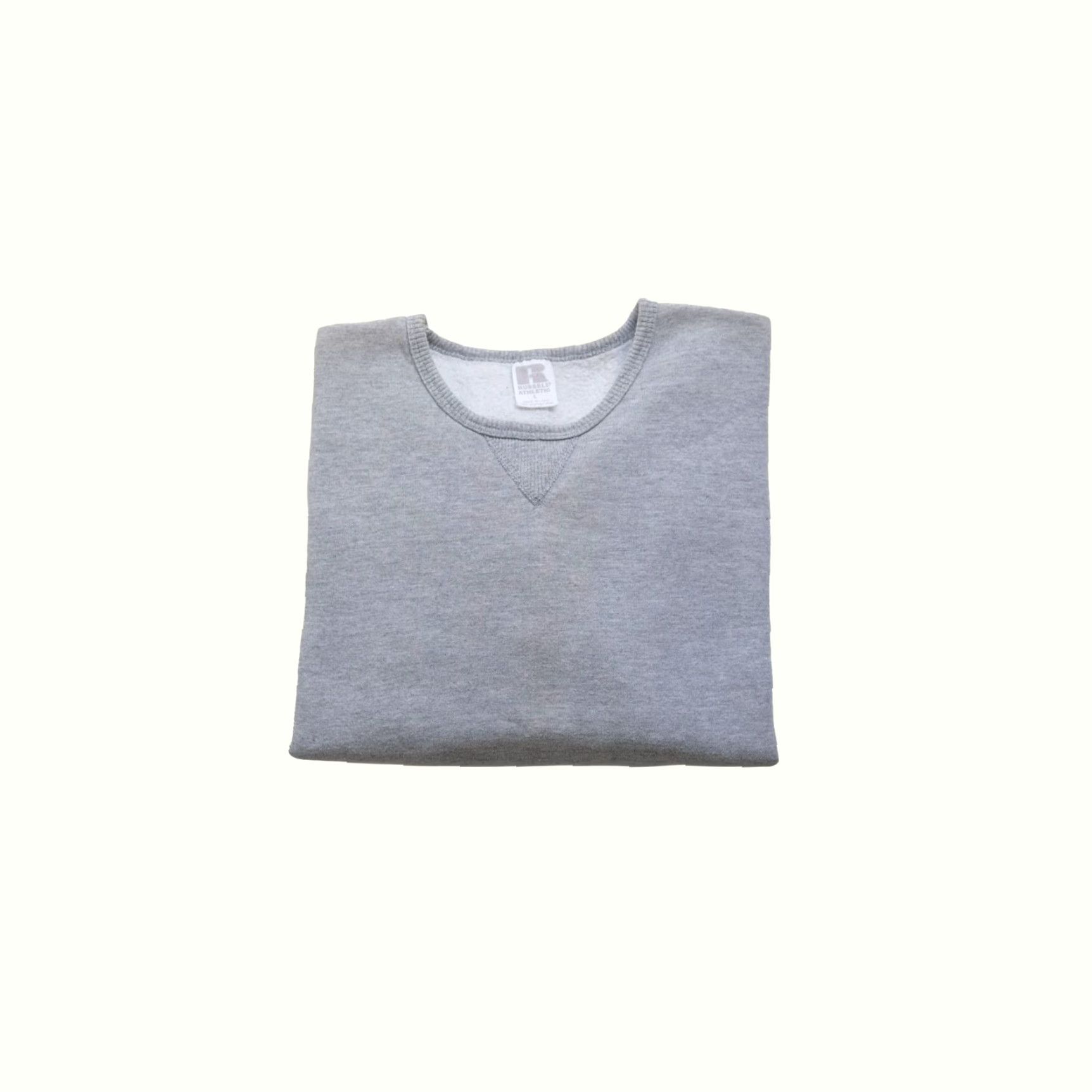 Russell Athletic VINTAGE Russell Athletic Sweatshirt L Gray Crew Neck Long Sleeve USA Made 90s Retro Blank Essential Mens Sweatshirt Size US L / EU 52-54 / 3 - 2 Thumbnail