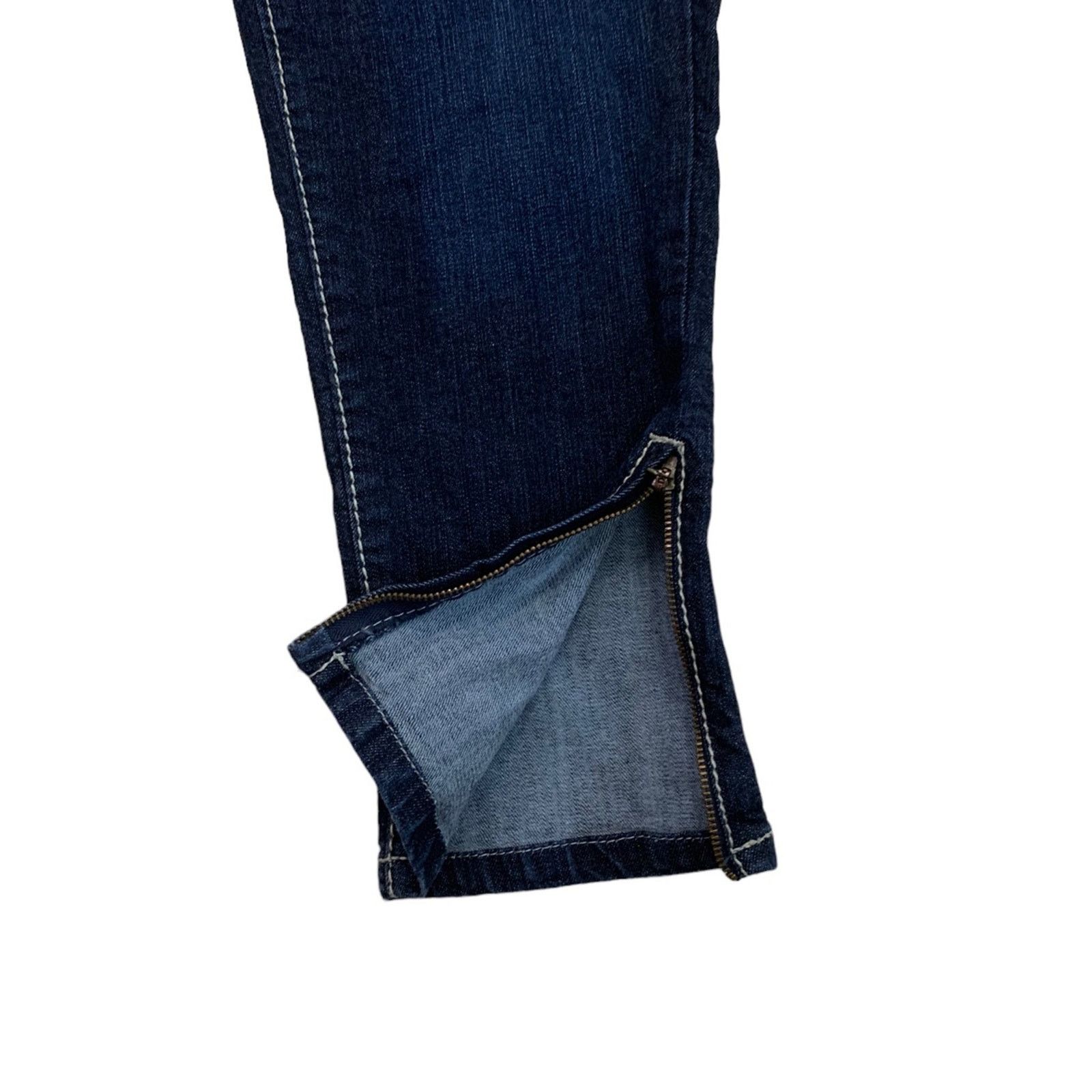 Nine West Nine West Womens Jeans Cropped Stretch zip ankle Sz 10 Size 32" / US 10 / IT 46 - 5 Thumbnail