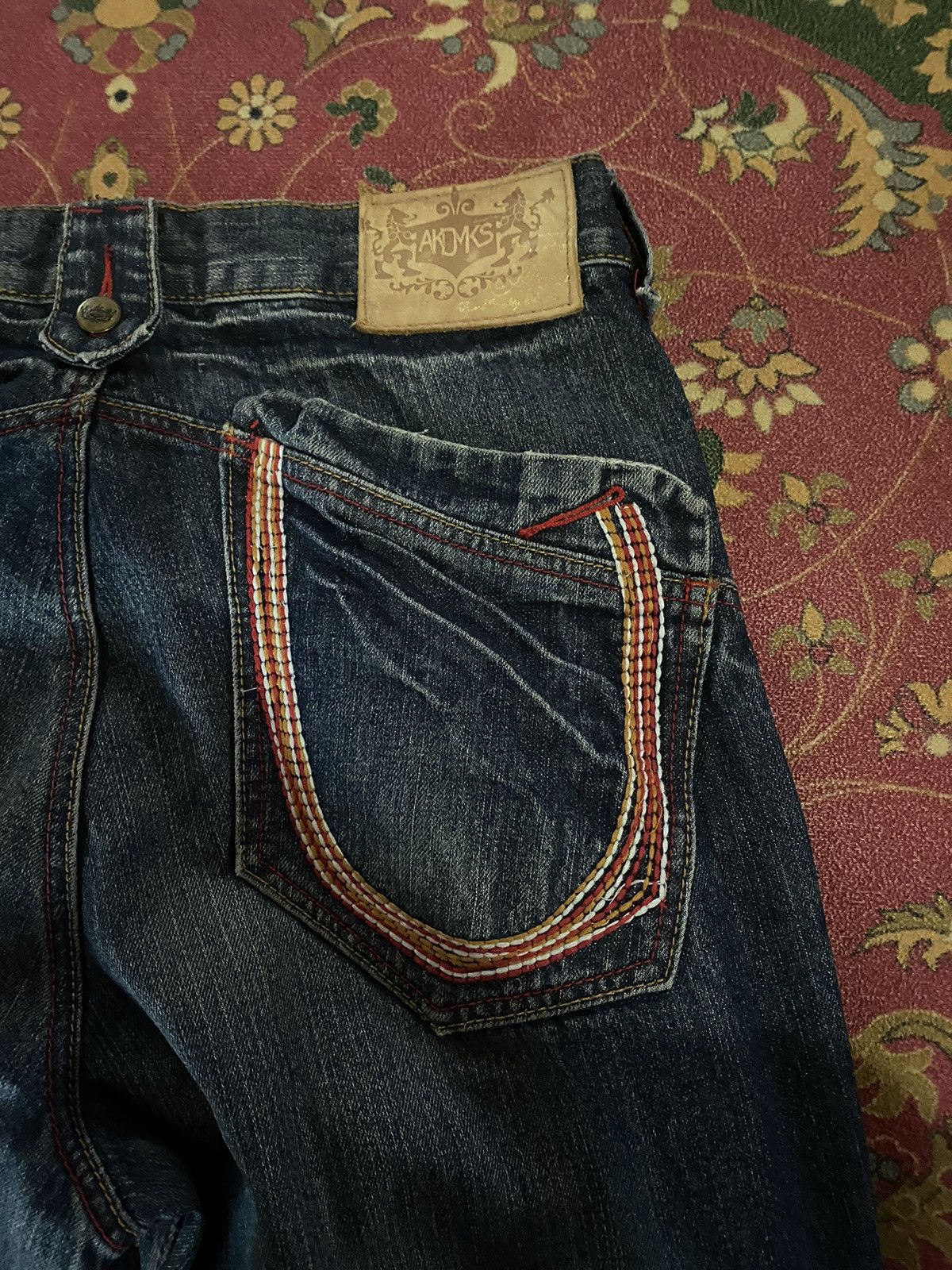 Akademiks Vintage Akademics ‘AKDMKS’ Distressed Jeans Size 32 Size US 32 / EU 48 - 6 Thumbnail