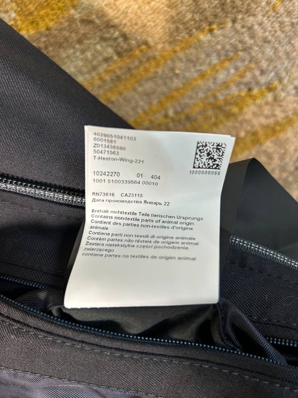 Hugo Boss Hugo Boss x Loro Piana Wool Heston Wing Bomber Jacket Size US M / EU 48-50 / 2 - 12 Thumbnail