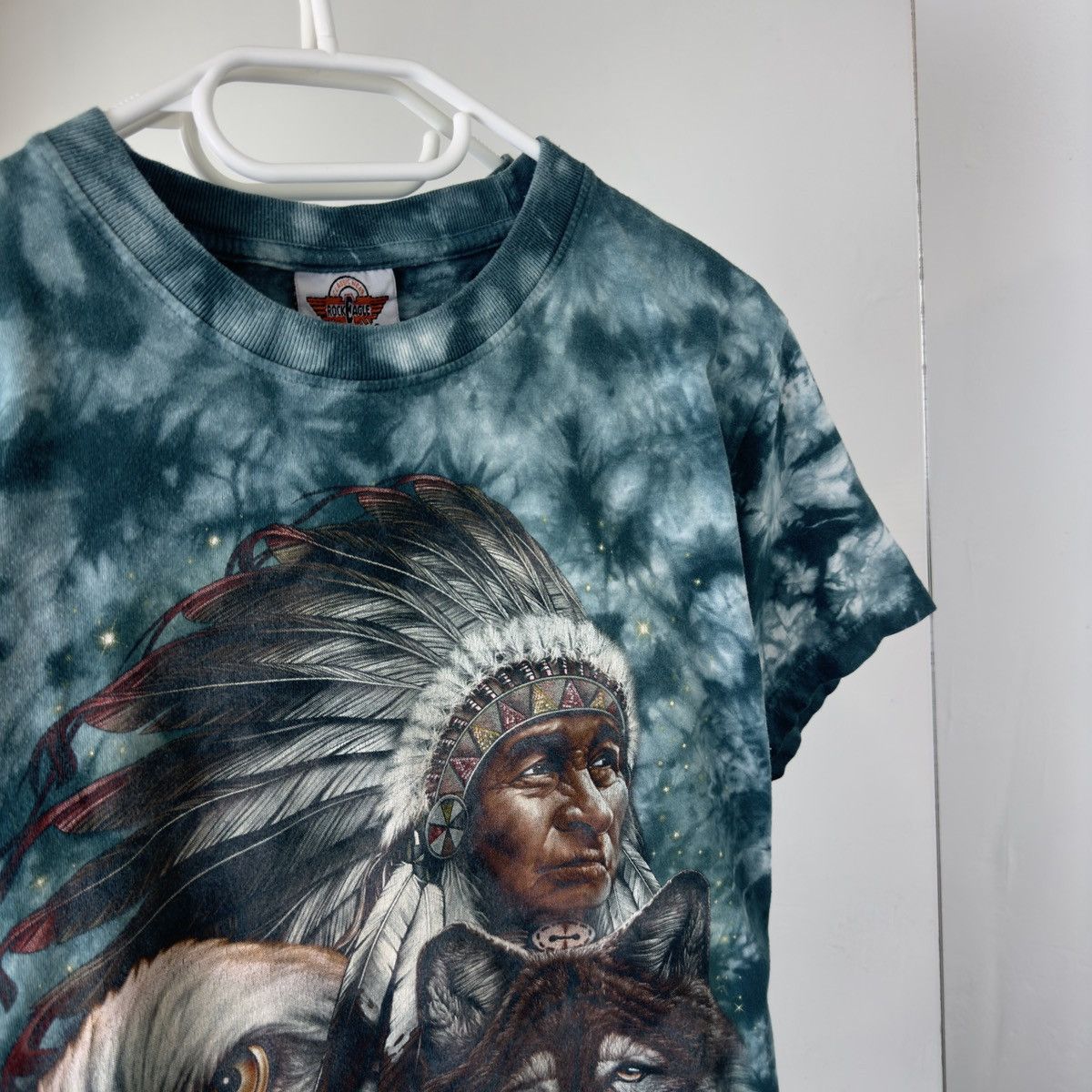 Vintage Vintage 90s Rock Eagle Double Sided Indian Chief Motorcycle Size US M / EU 48-50 / 2 - 3 Thumbnail