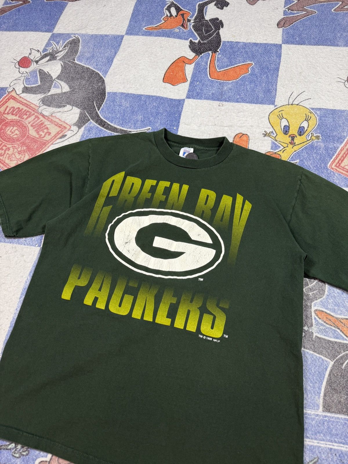 Logo 7 Vintage Green Bay packers tee Size US XL / EU 56 / 4 - 2 Thumbnail